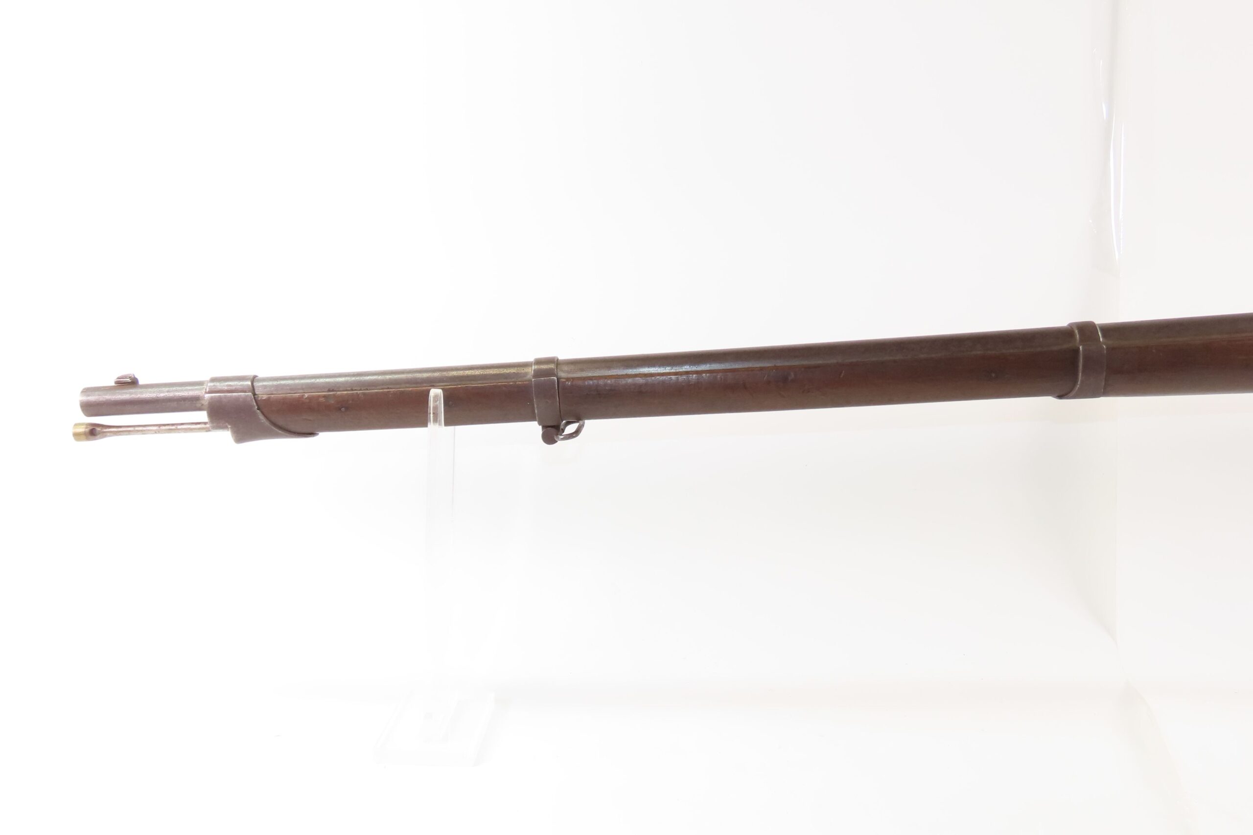 Antique CIVIL WAR Era European PERCUSSION Full Stock Military Rifle BAYONET “Crown/I” Proofed .54 Caliber Longarm - Image 20