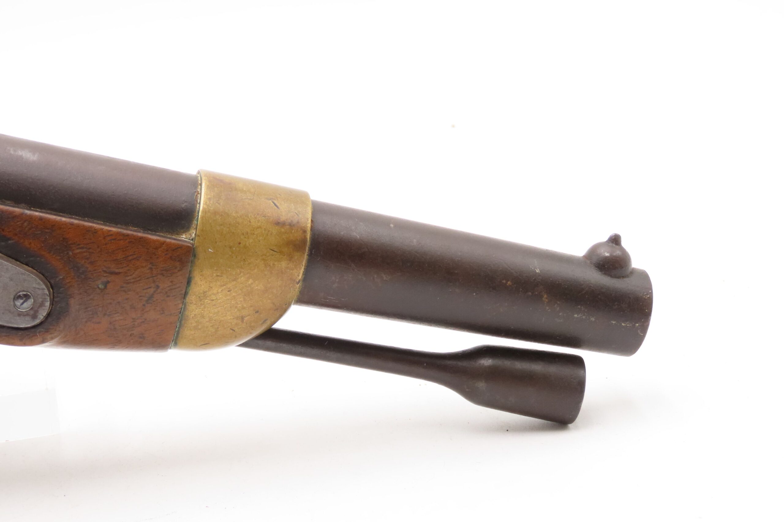 FRENCH Antique TULLE ARSENAL M1822 Percussion Conversion MILITARY Pistol 1862 Conversion Dated Possibly for CIVIL WAR Use - Image 6