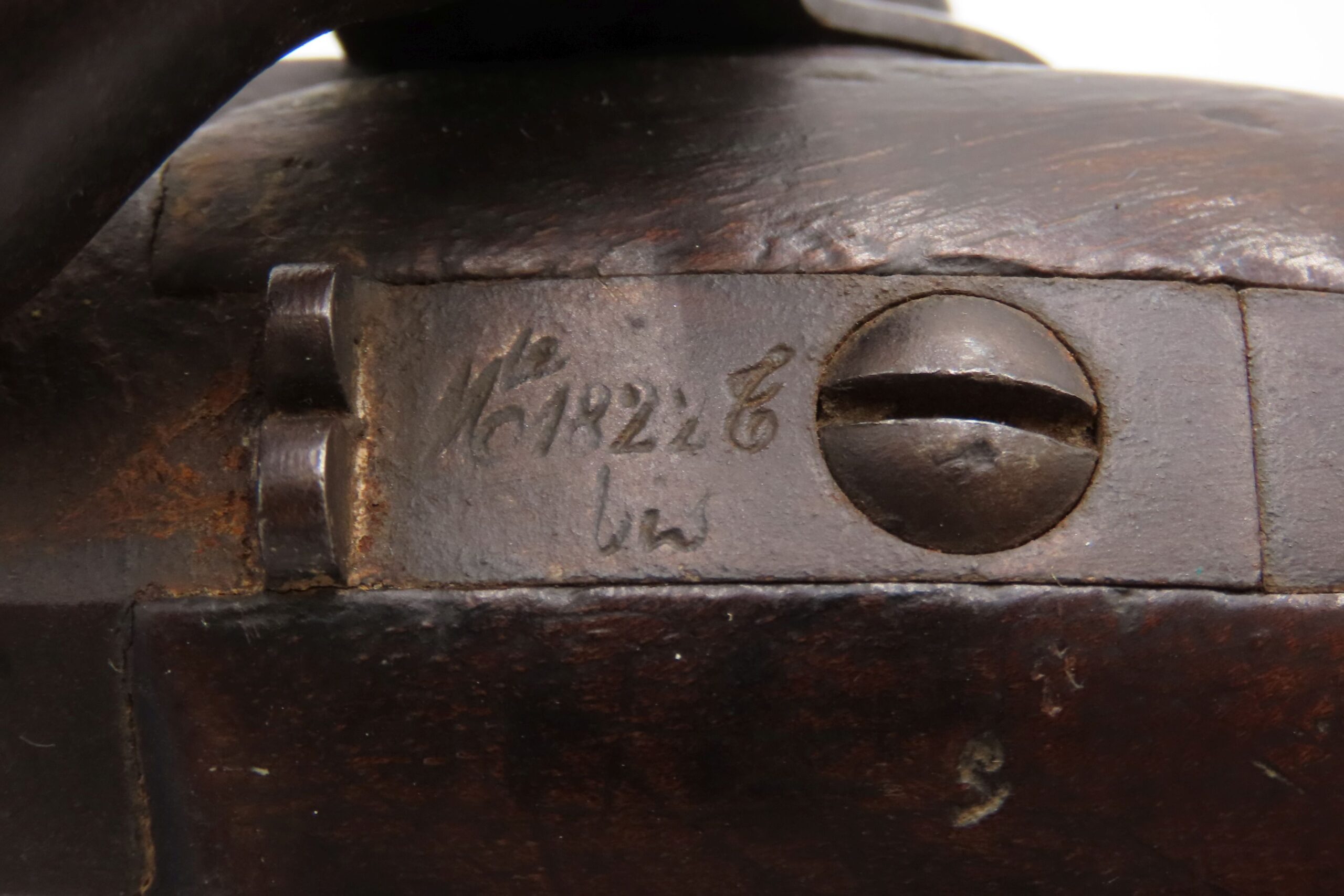 FRENCH Antique TULLE ARSENAL M1822 Percussion Conversion MILITARY Pistol 1862 Conversion Dated Possibly for CIVIL WAR Use - Image 13