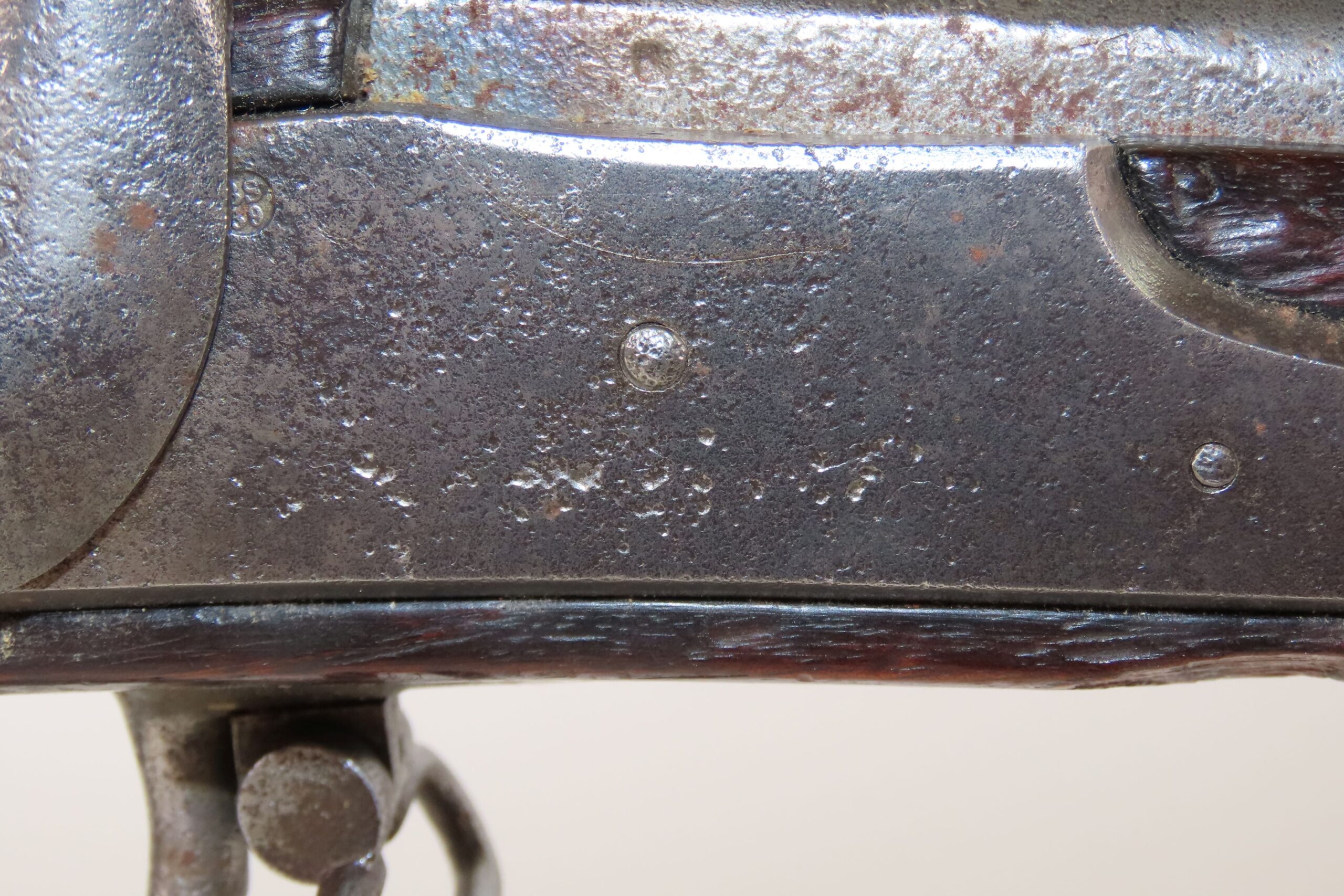 CIVIL WAR Era Antique FRENCH M1822 .69 Percussion Conversion RIFLED MUSKET 1840 Dated French Army LINE INFANTRY Musket - Image 7