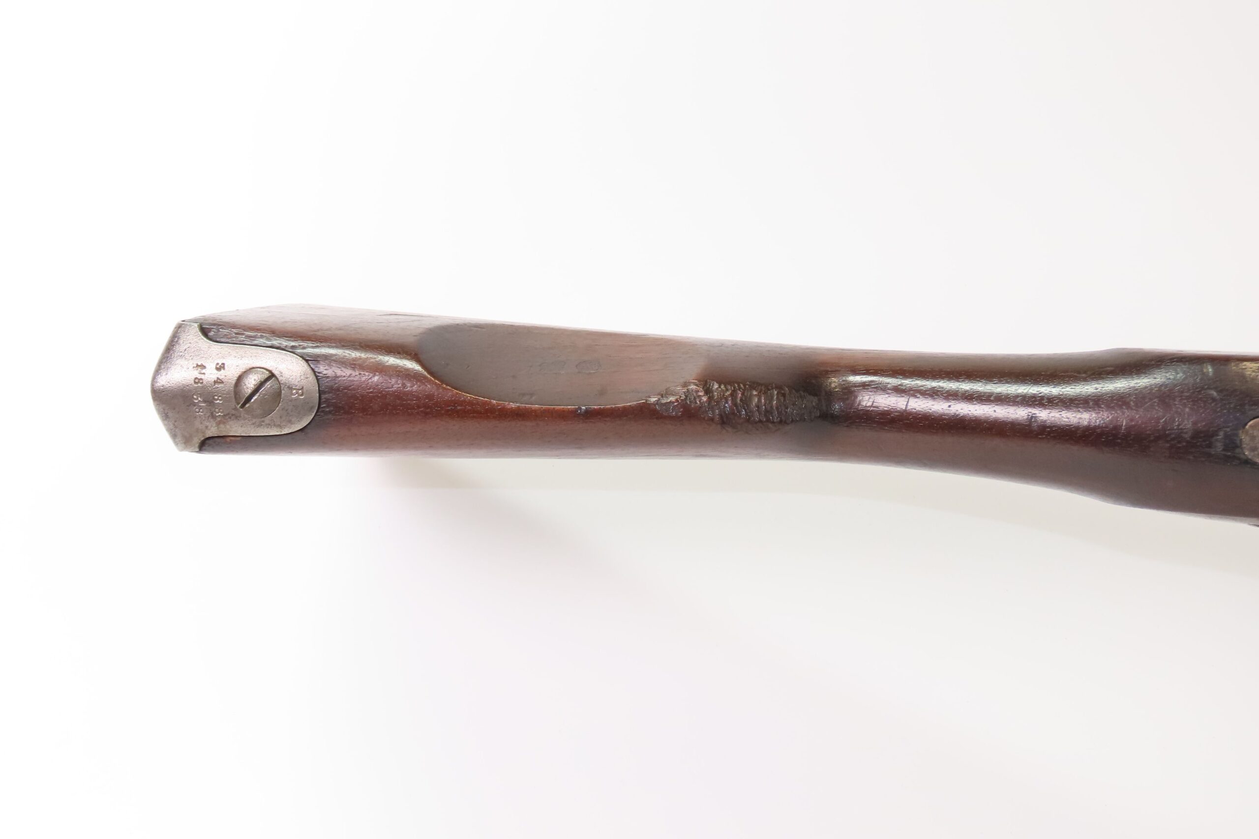 CIVIL WAR Era Antique FRENCH M1822 .69 Percussion Conversion RIFLED MUSKET 1840 Dated French Army LINE INFANTRY Musket - Image 12