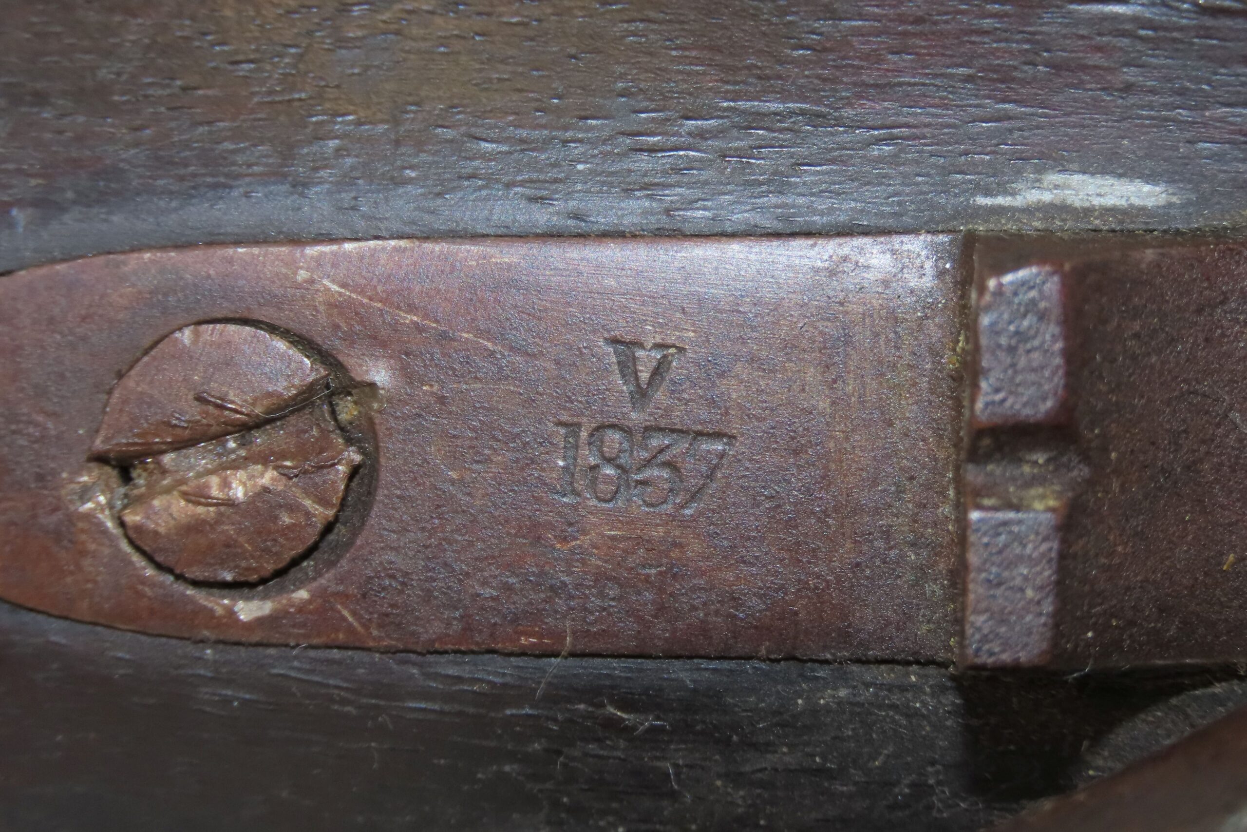 1837 Date Antique FRENCH VERSAILLES M1777/1822 Percussion Conversion Musket Early 19th Century FLINTLOCK to PERCUSSION Musket - Image 11
