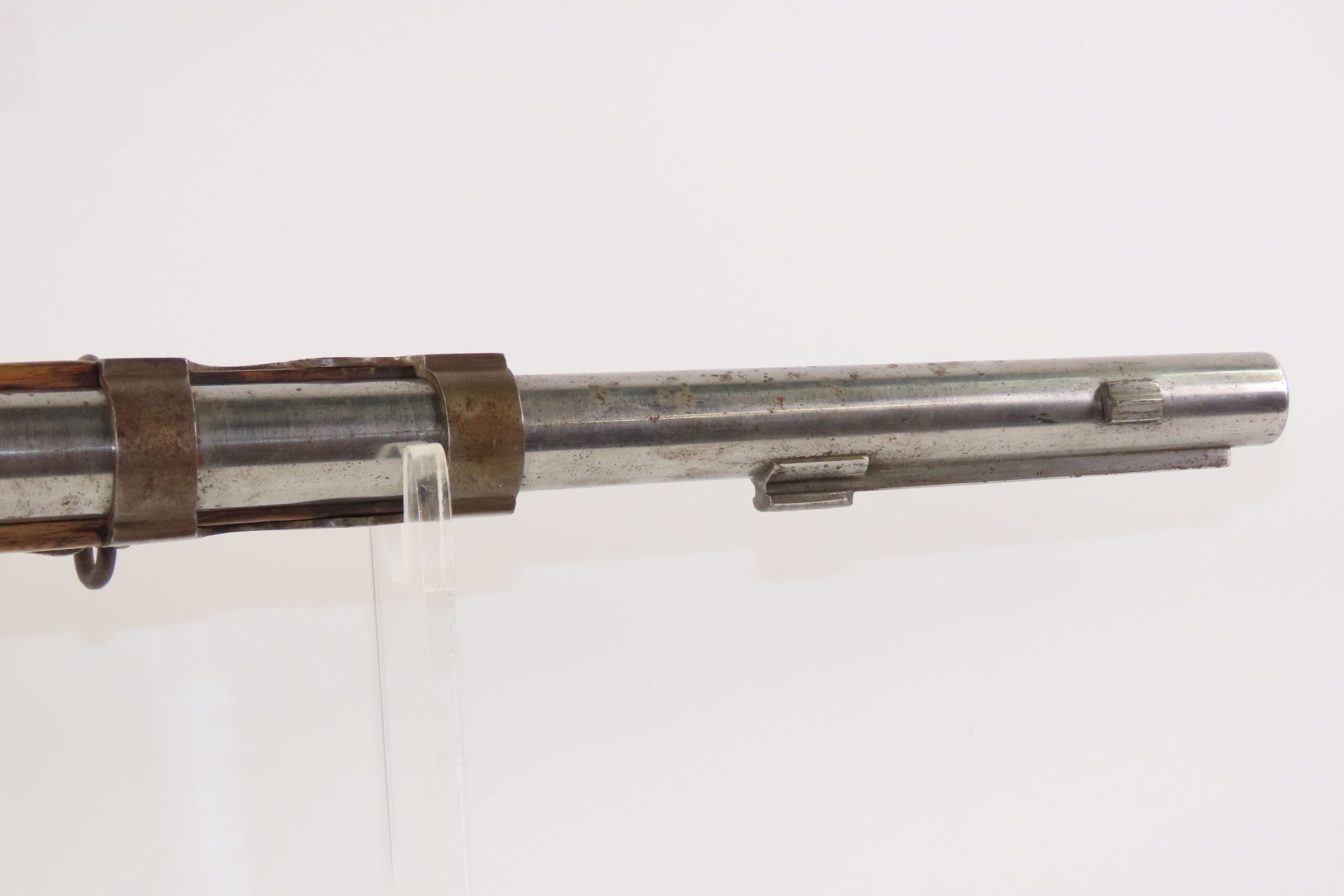CIVIL WAR Mid-1800s Antique German G. HANEL of SUHL .58 Half Stock MILITARY CAVALRY Carbine with BAYONET LUG - Image 12