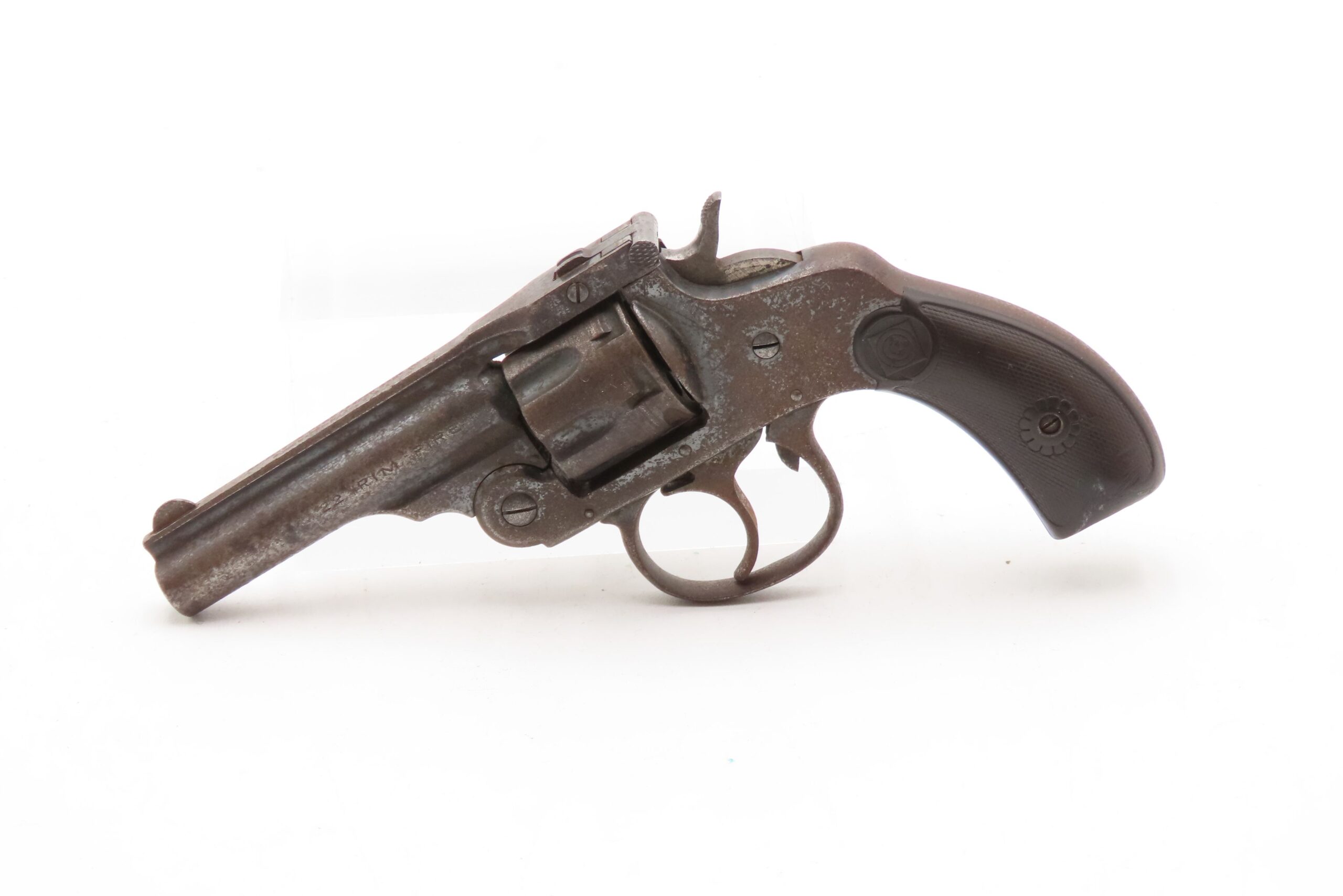 HARRINGTON & RICHARDSON Top Break Double Action .22 RF C&R Blued Revolver Early 1900s SELF DEFENSE Conceal & Carry Weapon - Image 3