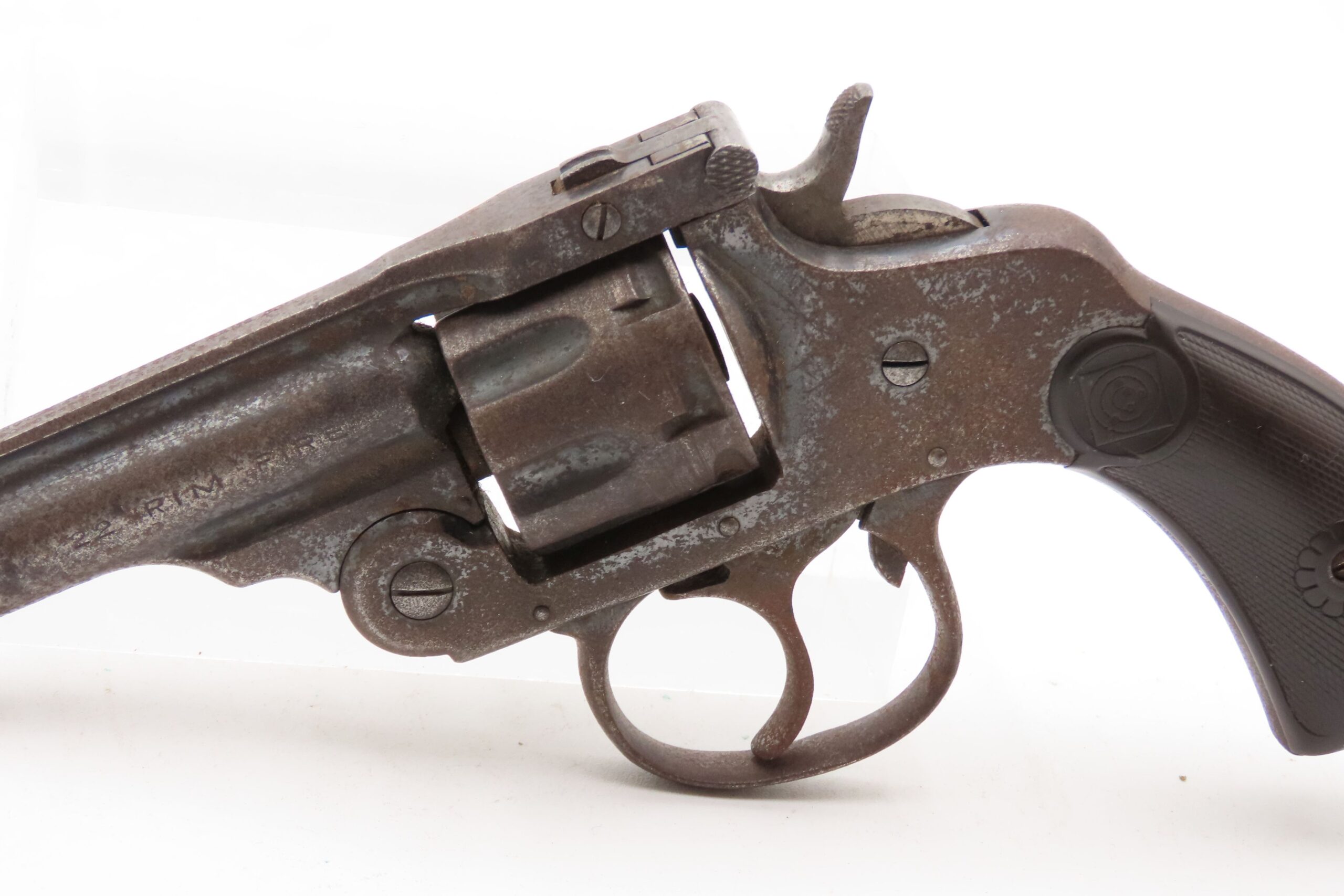 HARRINGTON & RICHARDSON Top Break Double Action .22 RF C&R Blued Revolver Early 1900s SELF DEFENSE Conceal & Carry Weapon - Image 5