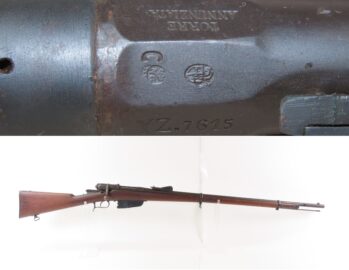 ITALIAN Antique TORINO Model 1870/87/15 VETTERLI 6.5x52mm INFANTRY Rifle Made in 1880 & Served as Late as WORLD WAR II