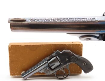FACTORY BOX Antique IVER JOHNSON Safety Hammerless DA SELF DEFENSE Revolver Late 19th Century Fitchburg CONCEAL/CARRY Handgun