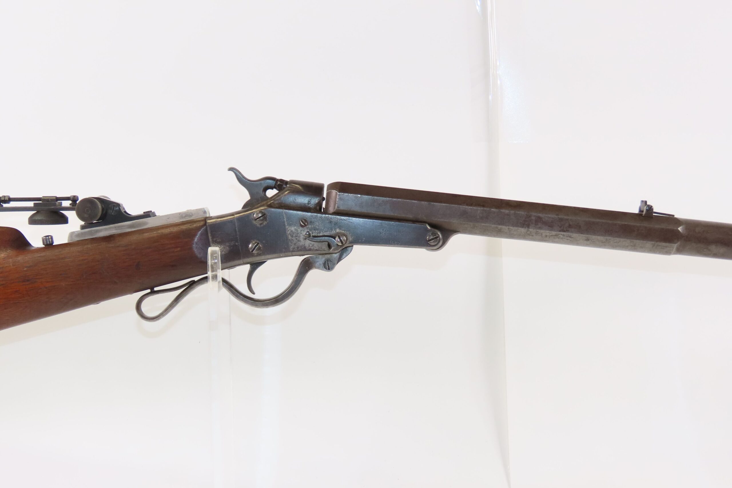 Antique MASS. ARMS Co Model 1882 MAYNARD Patent .35 CF Hunting/TARGET Rifle 1880s MASSACHUSETTS Manufactured SPORTING Rifle - Image 5