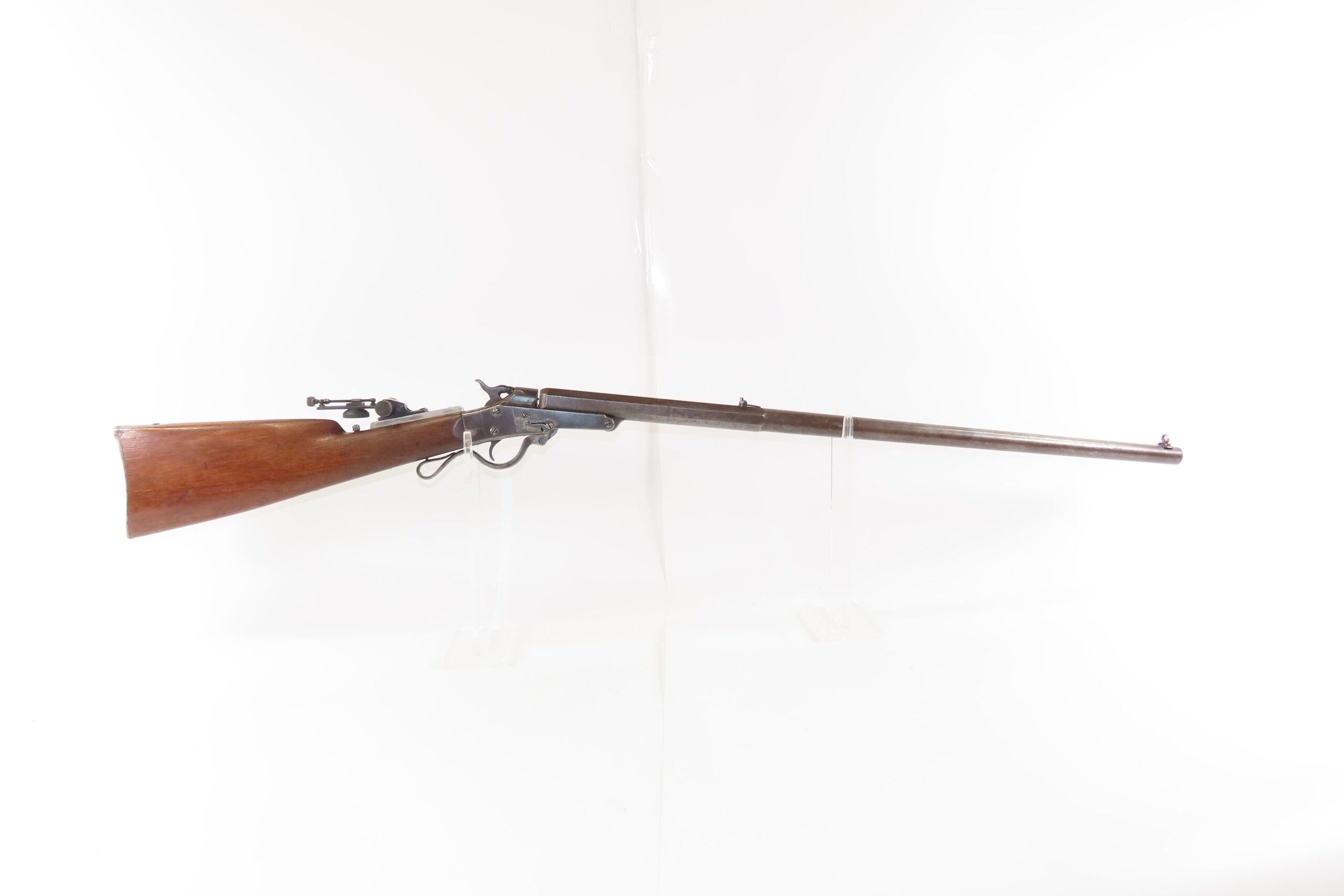 Antique MASS. ARMS Co Model 1882 MAYNARD Patent .35 CF Hunting/TARGET Rifle 1880s MASSACHUSETTS Manufactured SPORTING Rifle - Image 3