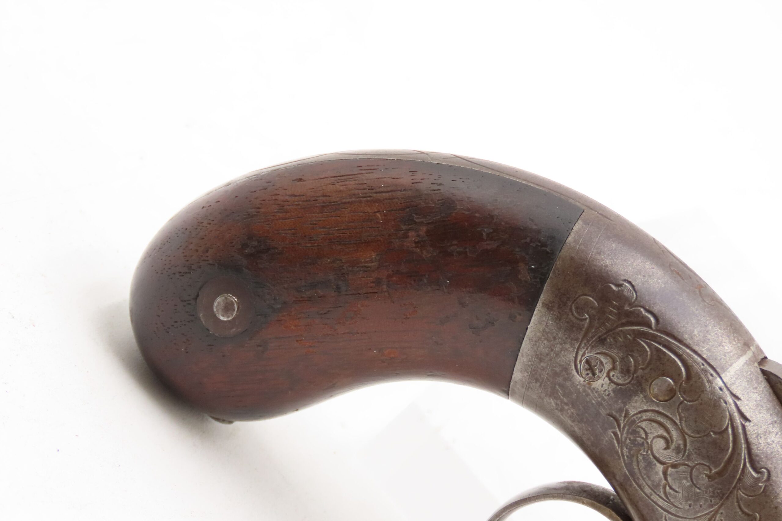 ANTEBELLUM / CIVIL WAR Era Antique MANHATTAN Percussion PEPPERBOX Revolver 6-Shot SELF DEFENSE Gun Made in Norwich, Conn. - Image 17