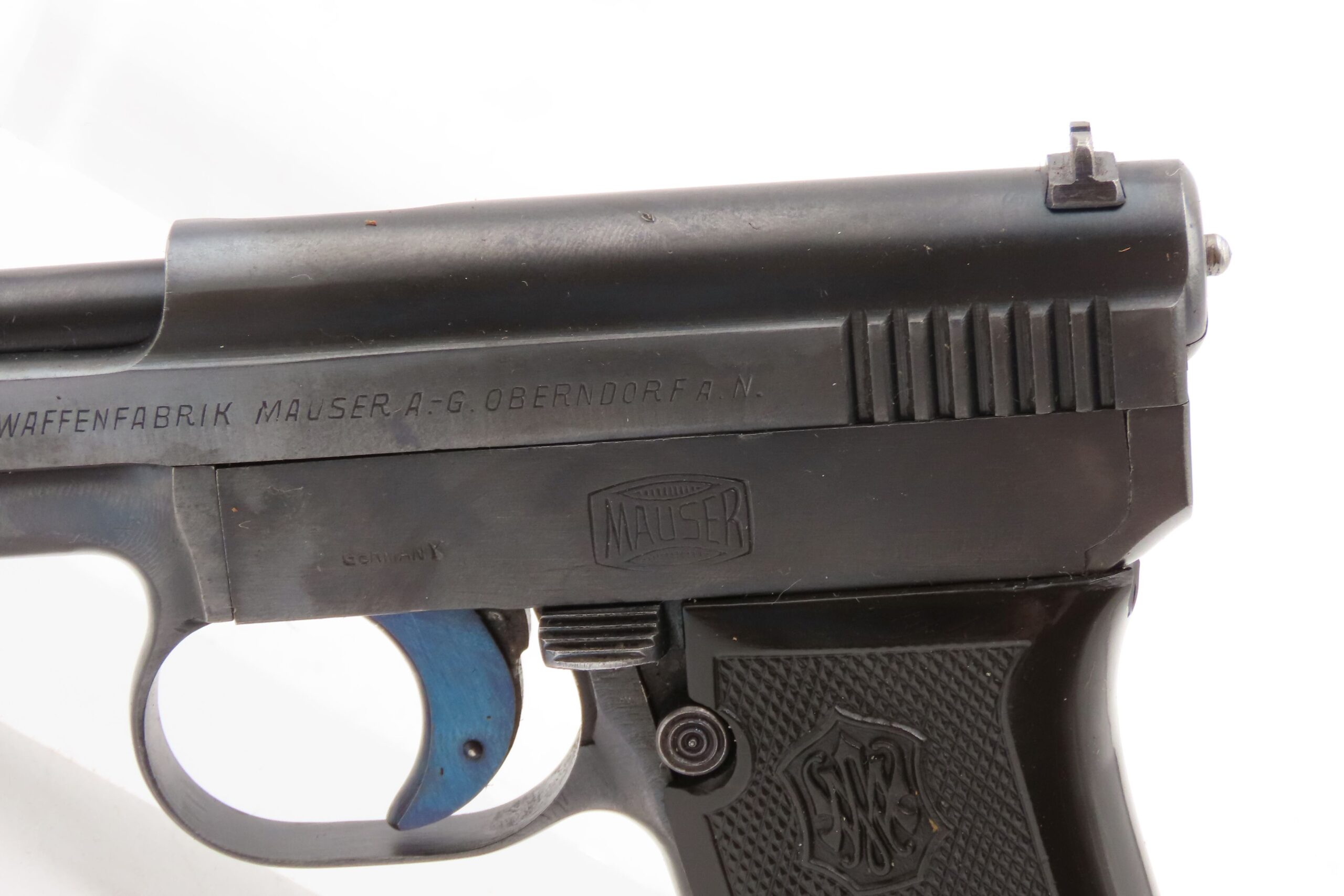 Mauser M1910 6.35mm Semi-Automatic C&R POCKET Pistol w/HOLSTER & EXTRA MAG German Side Arm Chambered in .25 ACP Browning Auto - Image 6