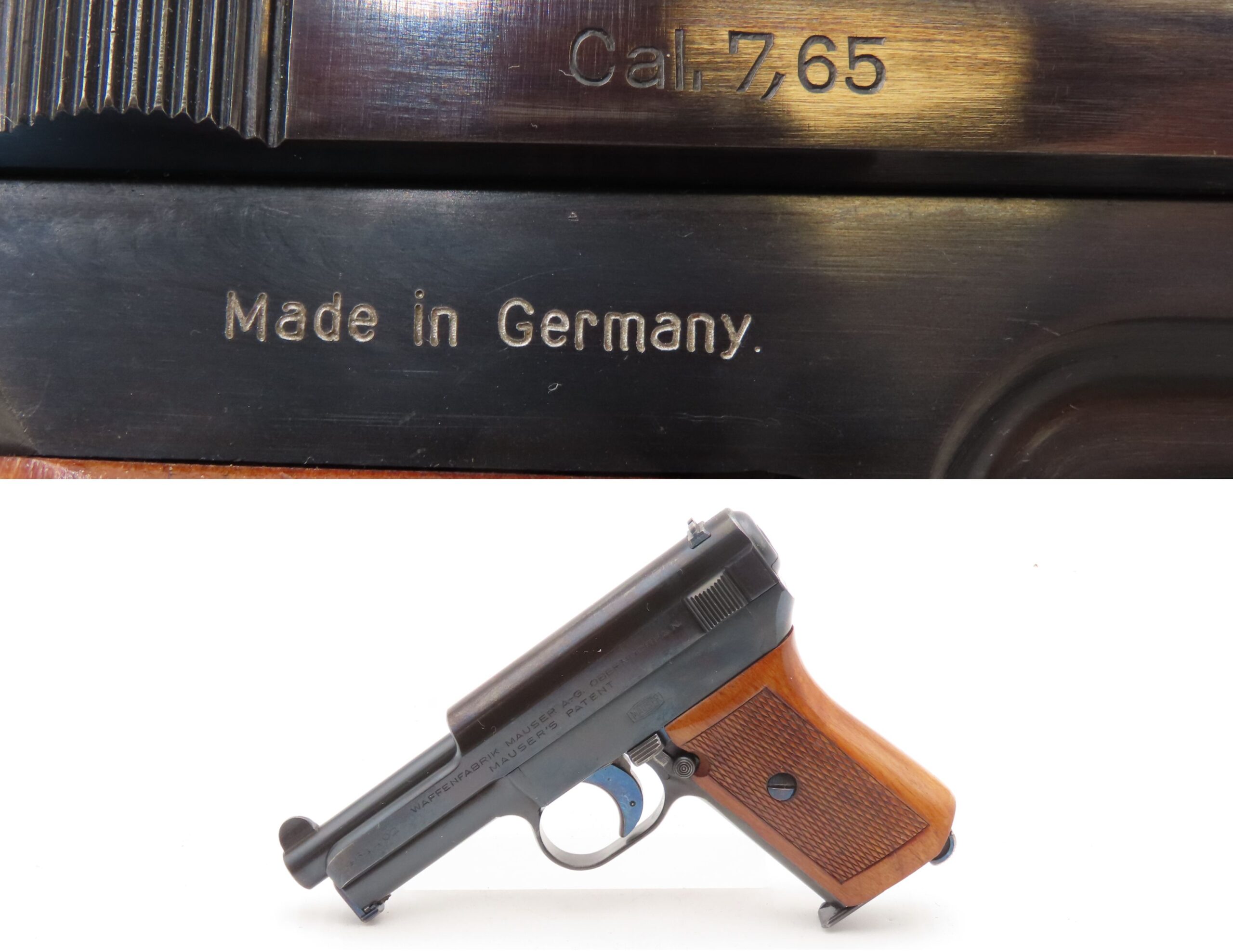 Weimar Era GERMAN Mauser Model 1914 7.65mm Semi-Automatic C&R Pocket Pistol SELF DEFENSE .32 ACP Caliber Excellent Side Arm!