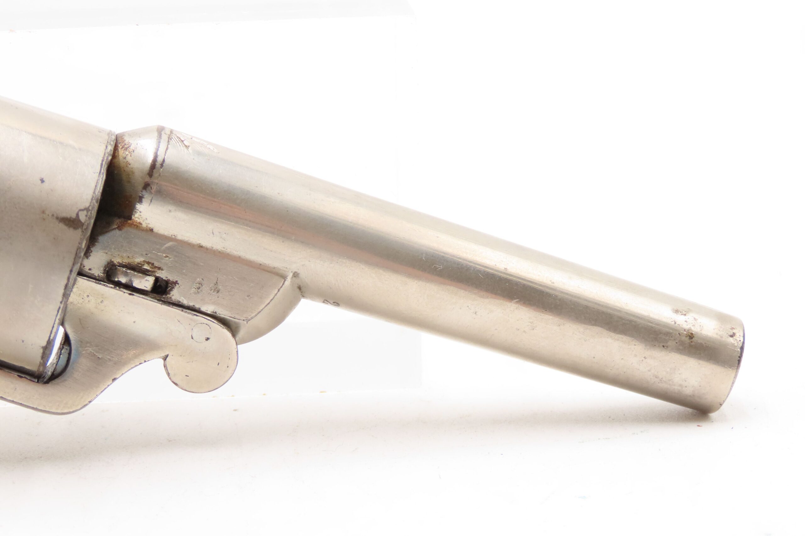 ENGRAVED CIVIL WAR Antique NATIONAL ARMS Moore’s Patent Teat-Fire Revolver Handgun that Circumvented S&W’s ROLLIN WHITE Patent - Image 18