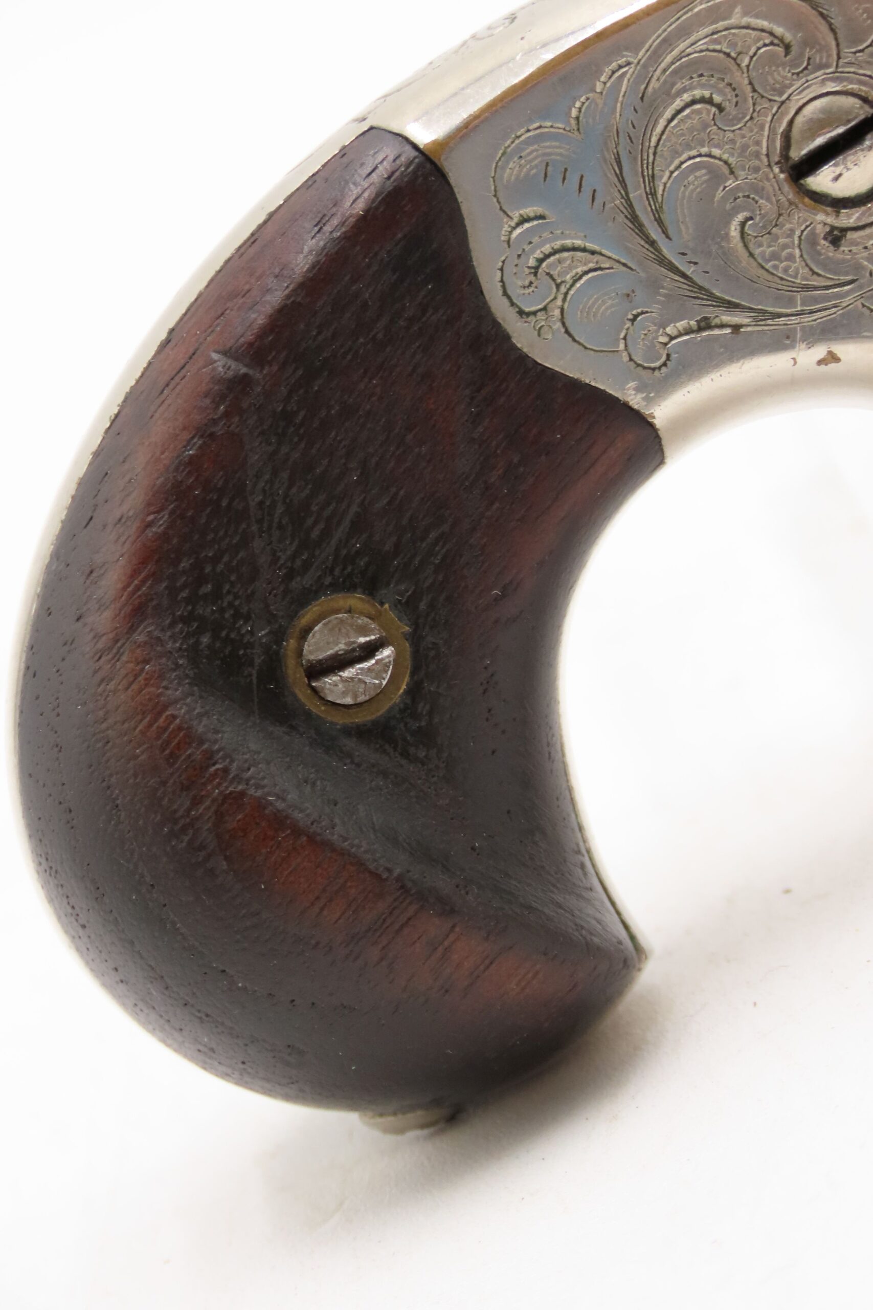 ENGRAVED CIVIL WAR Antique NATIONAL ARMS Moore’s Patent Teat-Fire Revolver Handgun that Circumvented S&W’s ROLLIN WHITE Patent - Image 16
