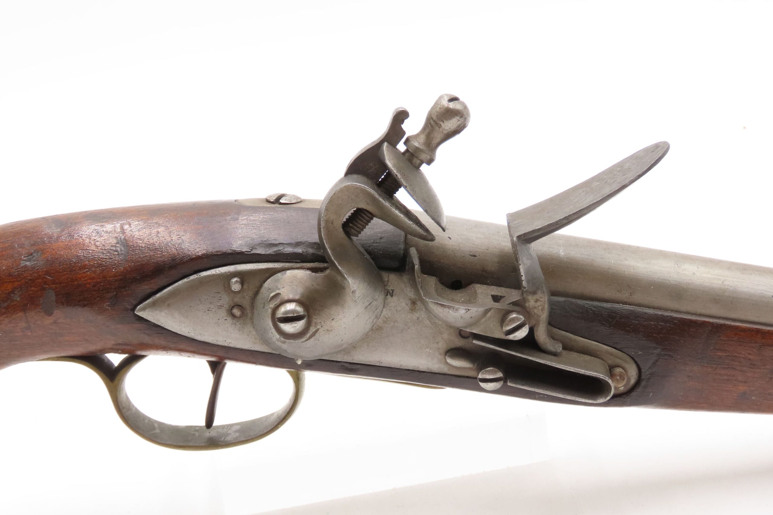 DUTCH/BELGIAN Antique SEA SERVICE .69 FLINTLOCK Military NAVAL Pistol DELFT .69 Caliber Naval Pistol Made Circa 1830s in Liege - Image 5