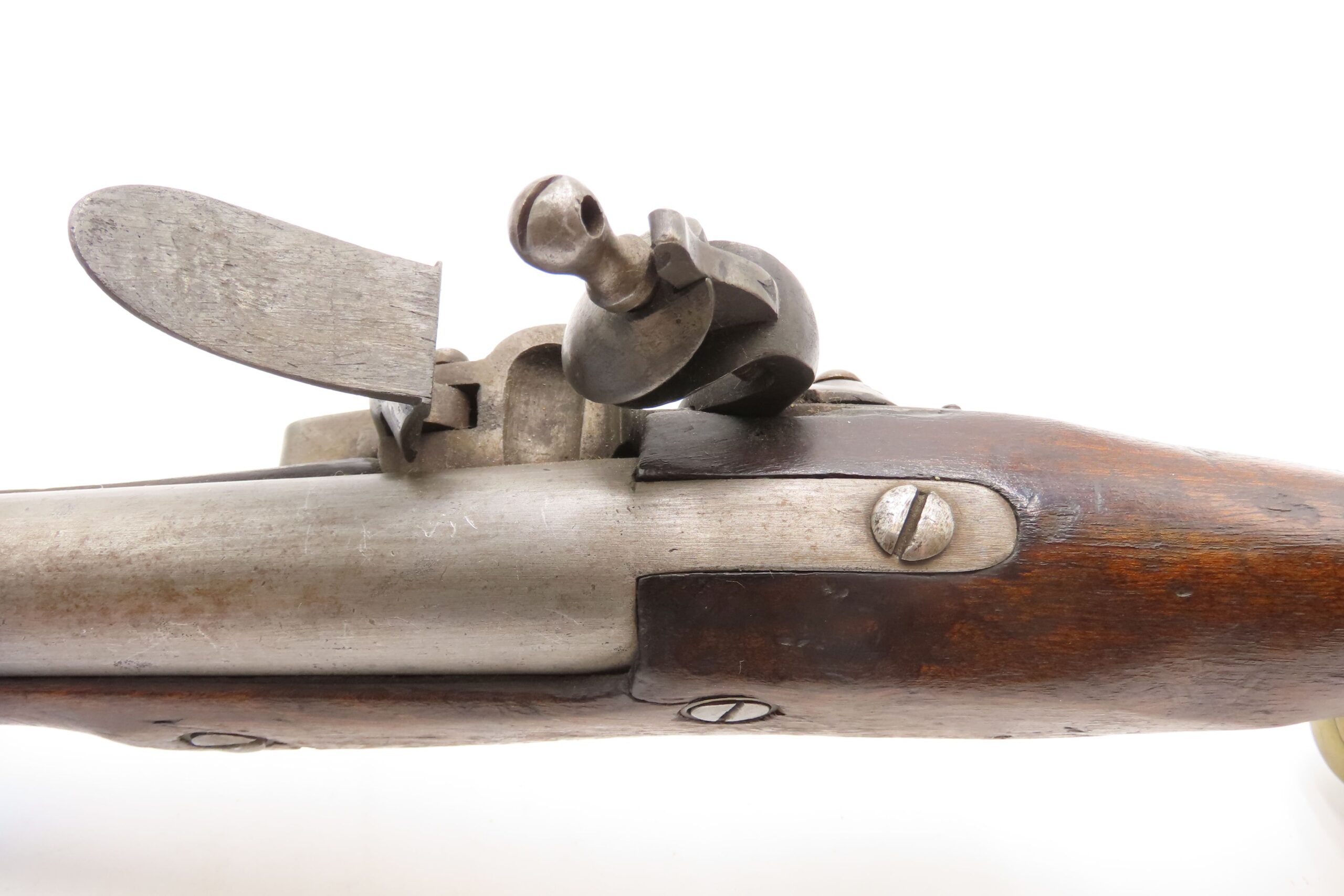 DUTCH/BELGIAN Antique SEA SERVICE .69 FLINTLOCK Military NAVAL Pistol DELFT .69 Caliber Naval Pistol Made Circa 1830s in Liege - Image 11