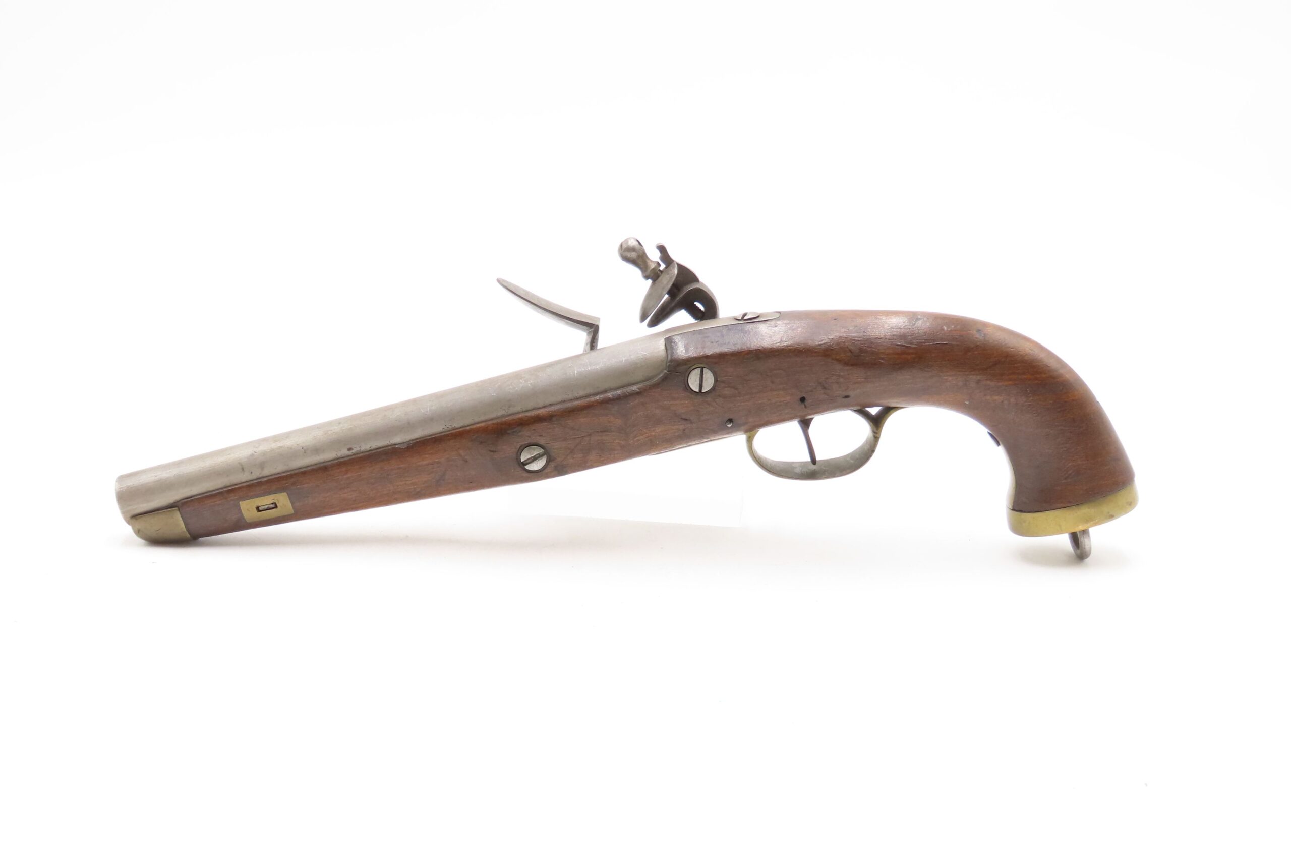 DUTCH/BELGIAN Antique SEA SERVICE .69 FLINTLOCK Military NAVAL Pistol DELFT .69 Caliber Naval Pistol Made Circa 1830s in Liege - Image 14