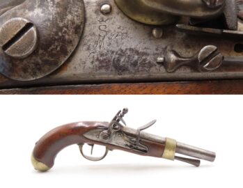 NAPOLEONIC WARS Era French Arsenal An XIII FLINTLOCK .69 CAVALRY Pistol FRENCH MILITARY Pistol Made for HORSEBACK Use