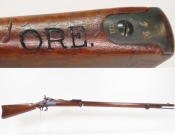 OREGON STATE Antique U.S. Springfield M1884 TRAPDOOR .45-70 INDIAN WARS Single Shot U.S. MILITARY Rifle WESTWARD EXPANSION