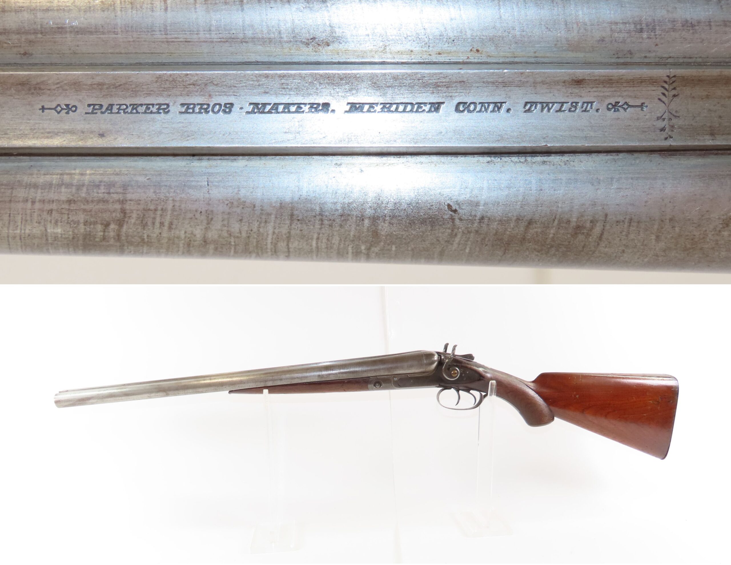 Antique PARKER BROTHERS Double Barrel SIDE x SIDE Grade 0 HAMMER Shotgun ICONIC Classic HUNTING/SPORTING 1883 Made Shotgun