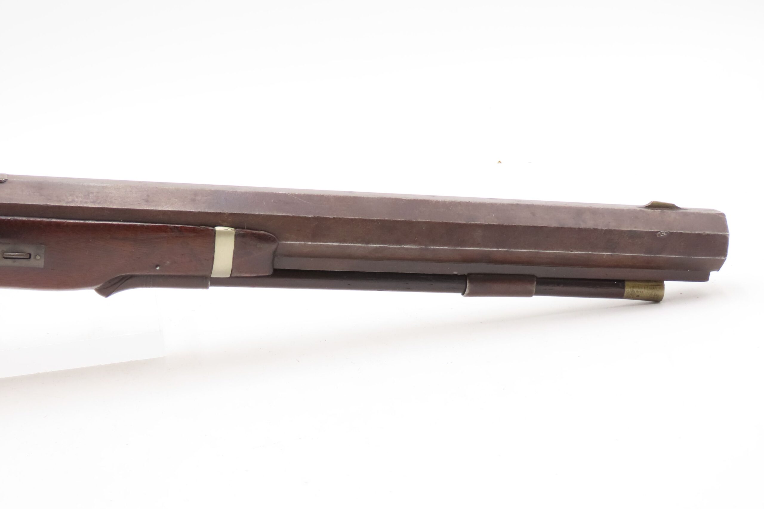 c1830s-40s R. ROGERS Rare PILL-PRIMED Antique TRANSITIONAL Utica, NY Pistol Also known as the “PILLOCK” Firing System - Image 16