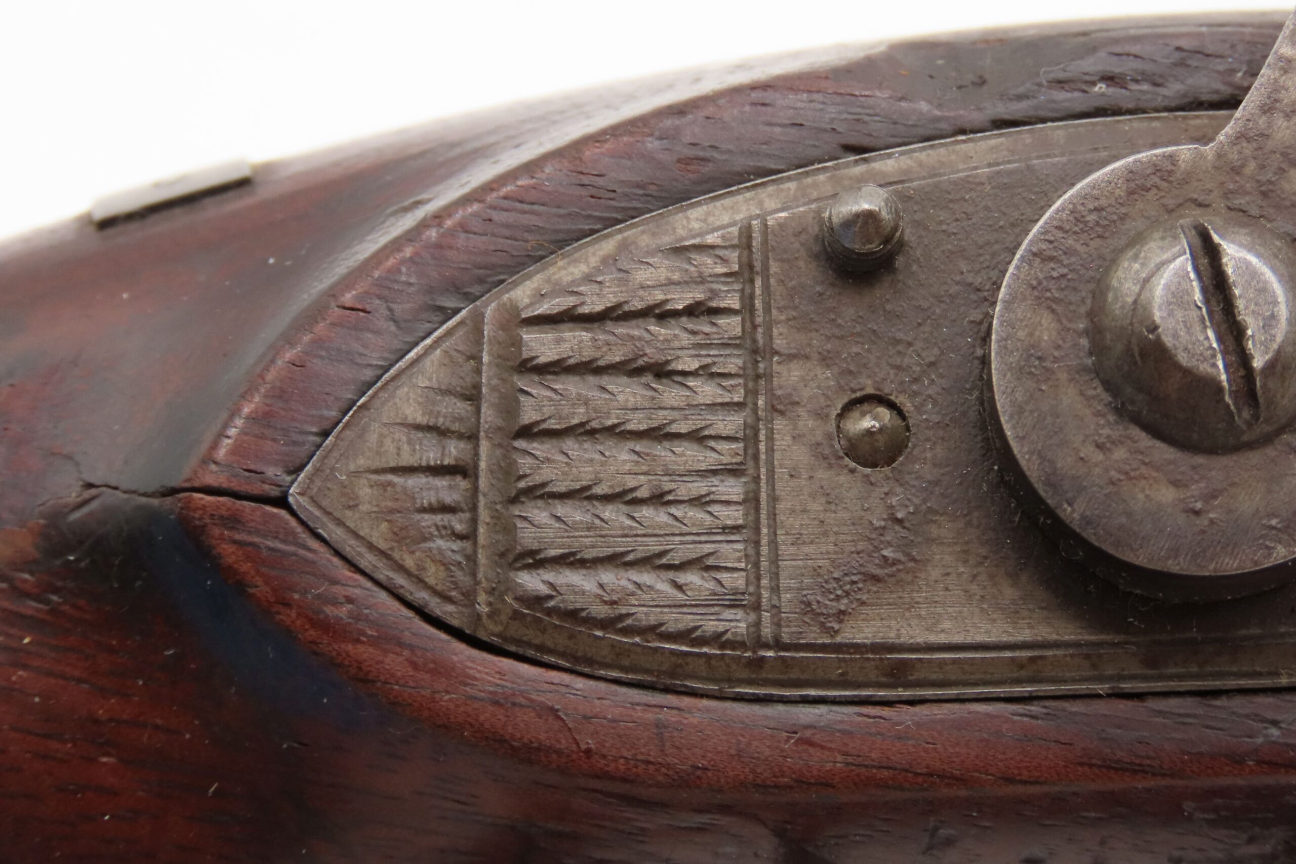 c1830s-40s R. ROGERS Rare PILL-PRIMED Antique TRANSITIONAL Utica, NY Pistol Also known as the “PILLOCK” Firing System - Image 15