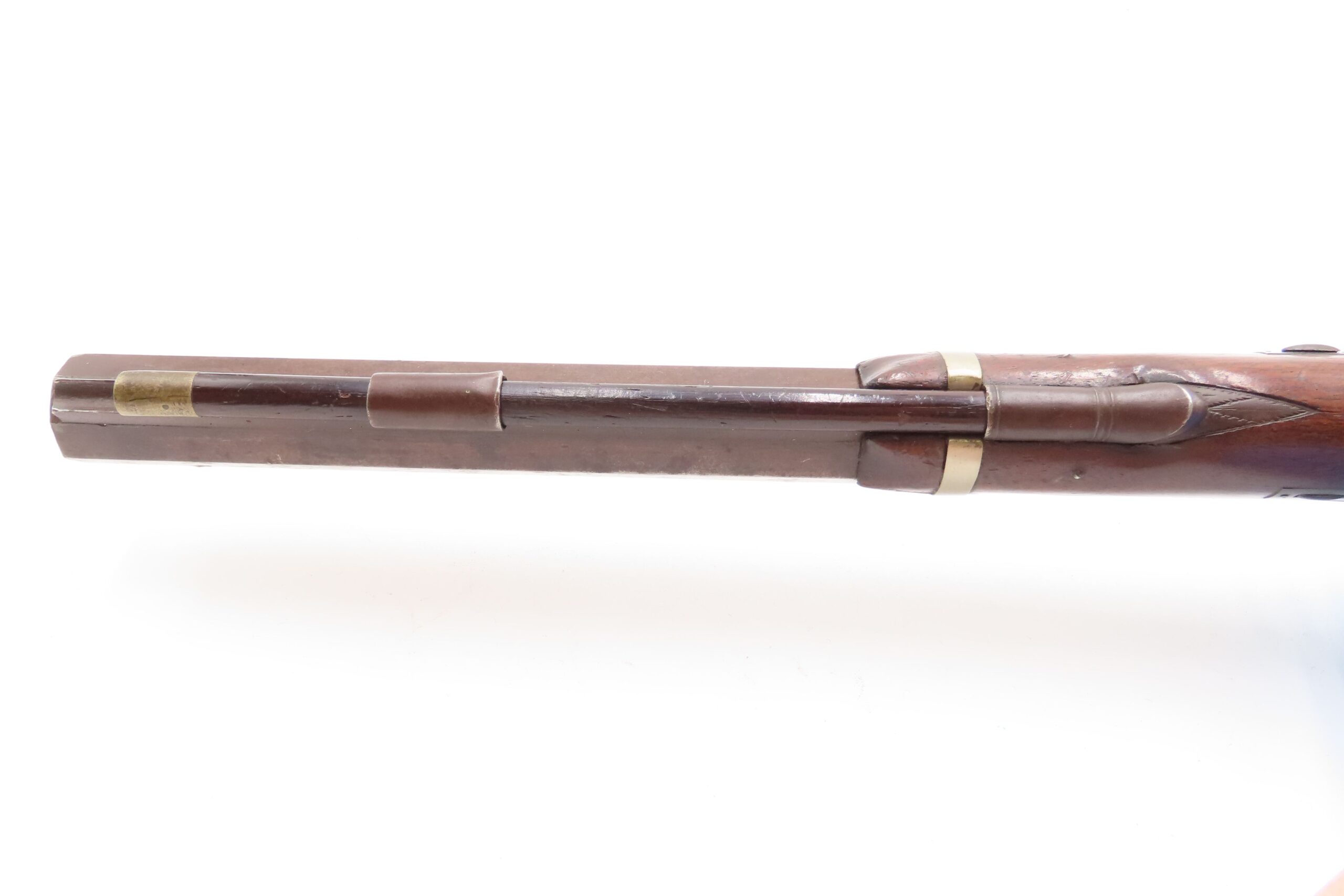 c1830s-40s R. ROGERS Rare PILL-PRIMED Antique TRANSITIONAL Utica, NY Pistol Also known as the “PILLOCK” Firing System - Image 10