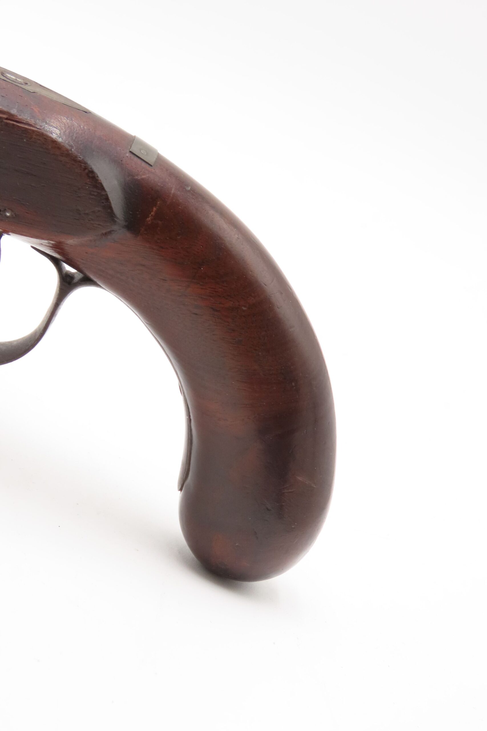 c1830s-40s R. ROGERS Rare PILL-PRIMED Antique TRANSITIONAL Utica, NY Pistol Also known as the “PILLOCK” Firing System - Image 5