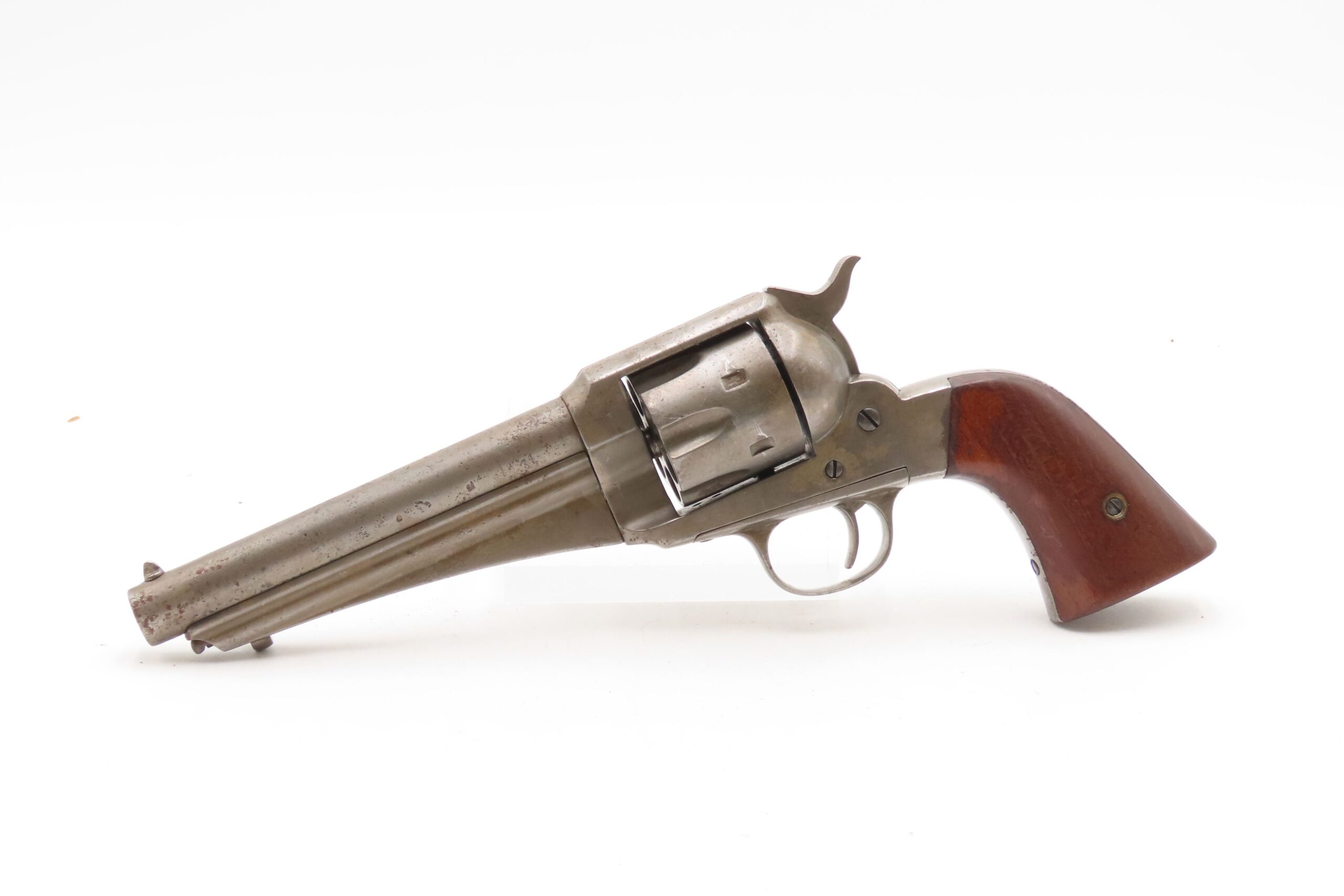 DESIREABLE Antique E. REMINGTON M1875 .44-40 Single Action ARMY Revolver JESSE and FRANK JAMES Revolver of Choice BLUED - Image 3