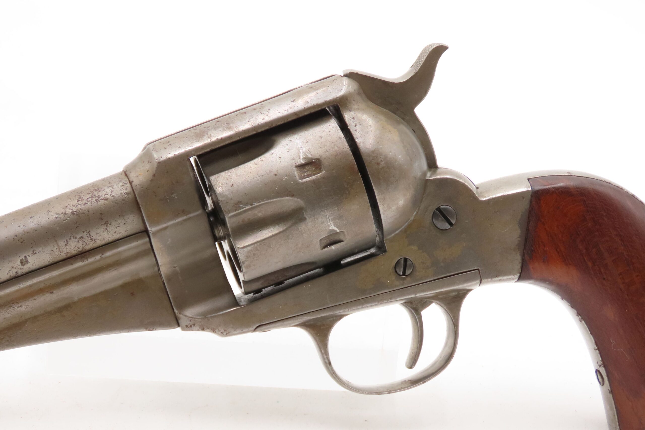 DESIREABLE Antique E. REMINGTON M1875 .44-40 Single Action ARMY Revolver JESSE and FRANK JAMES Revolver of Choice BLUED - Image 5