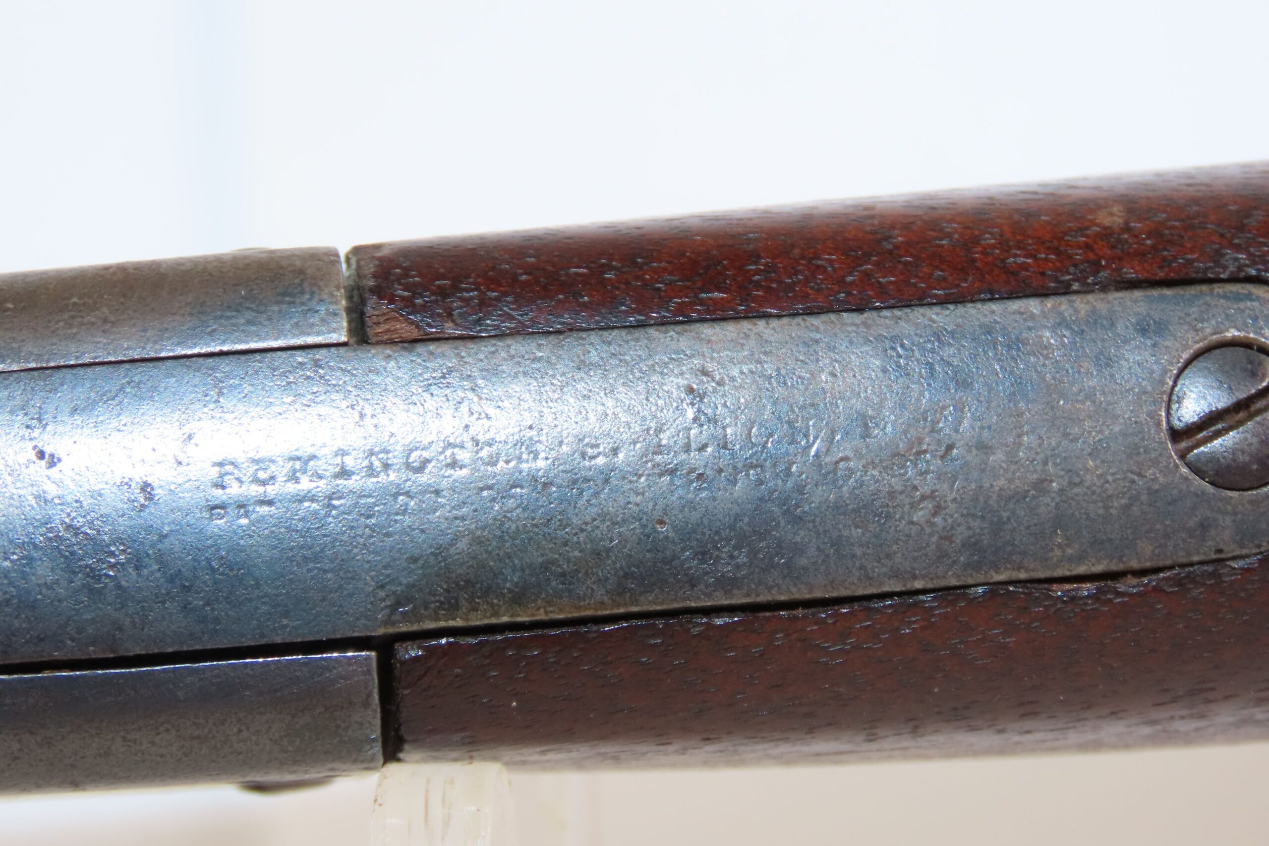 1 of 5000 Antique REMINGTON / SAVAGE ARMS “Split Breech” TYPE I SR Carbine RARE Late/Post-CIVIL WAR Saddle Ring Carbine - Image 11