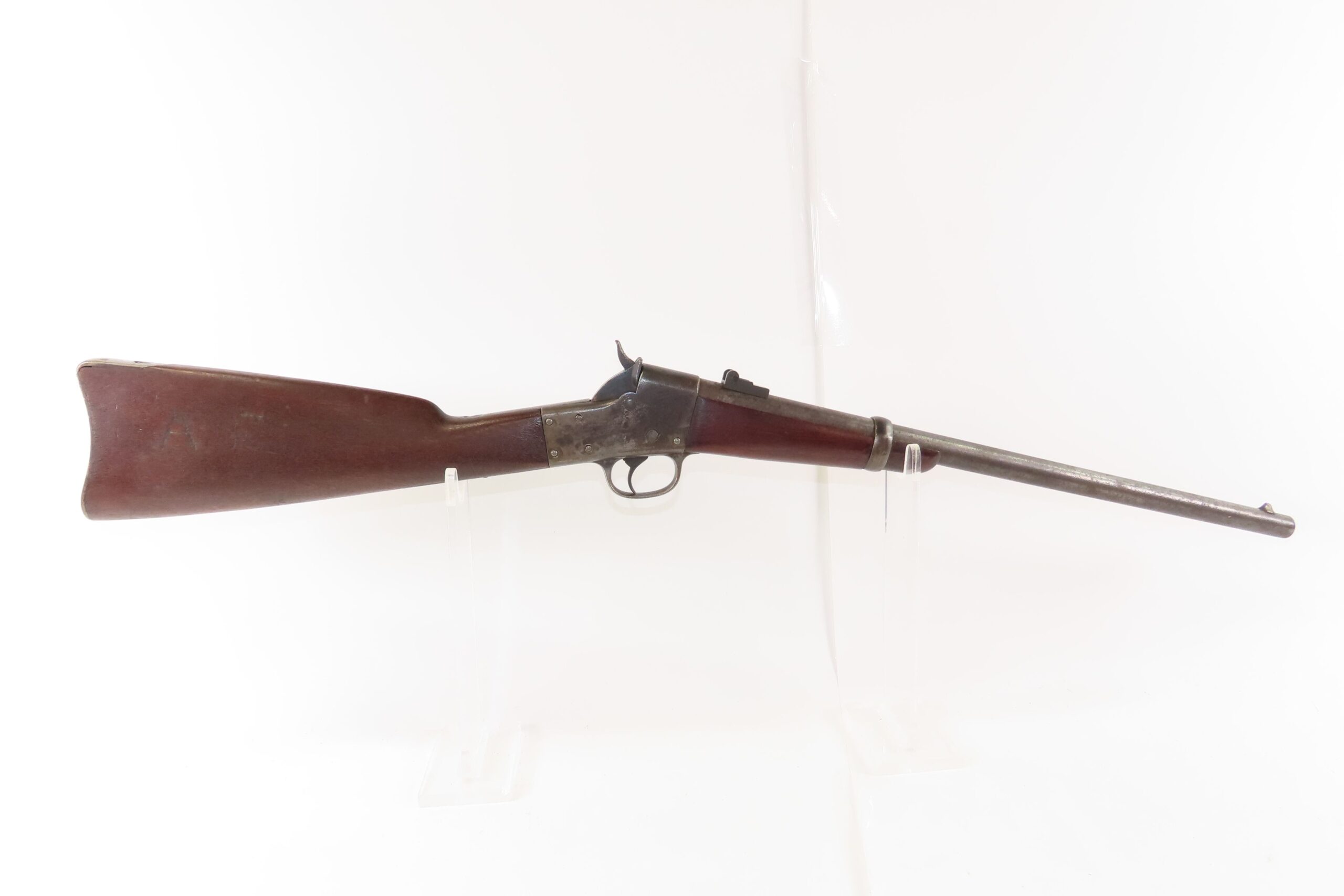 1 of 5000 Antique REMINGTON / SAVAGE ARMS “Split Breech” TYPE I SR Carbine RARE Late/Post-CIVIL WAR Saddle Ring Carbine - Image 17