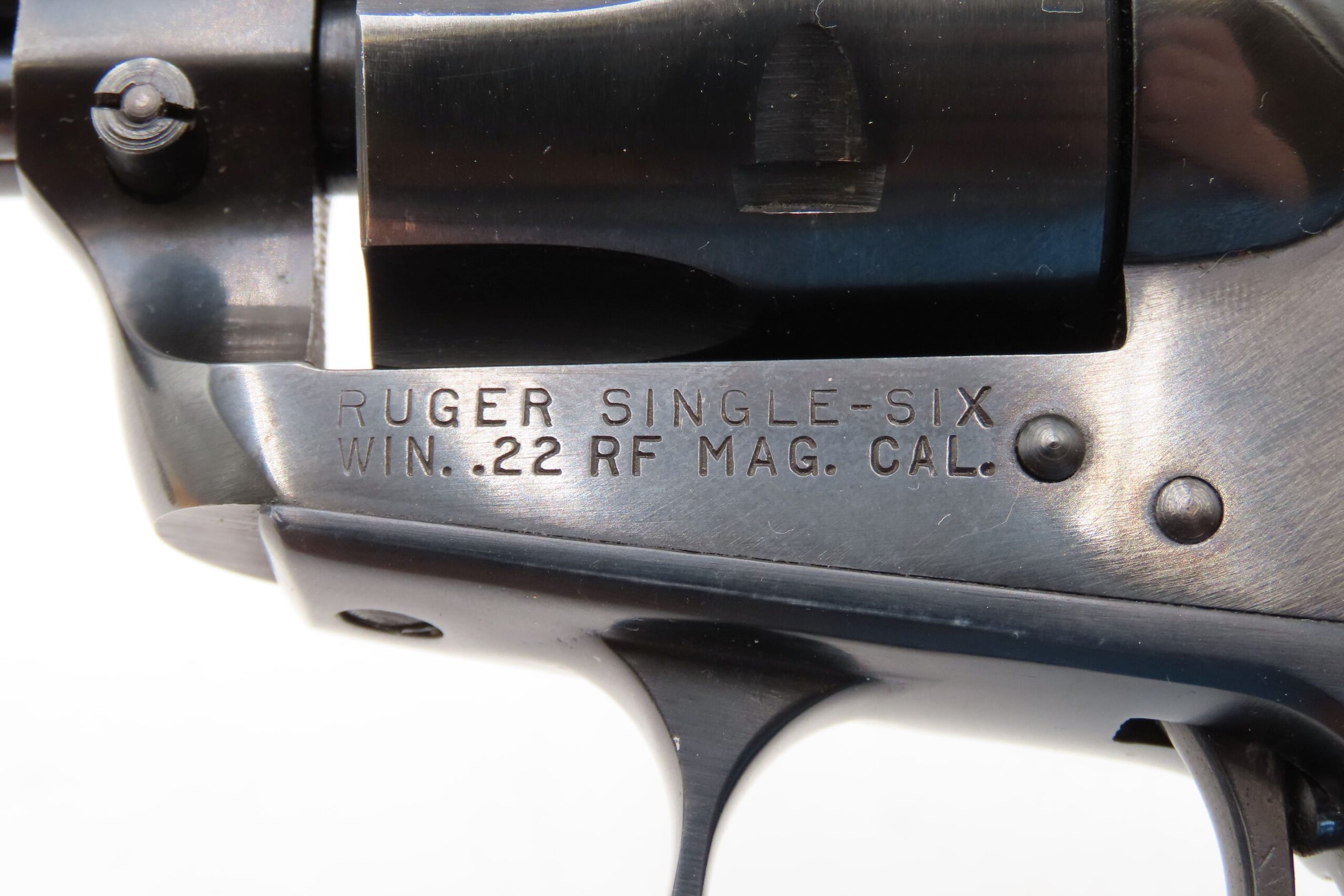 1961 RUGER SINGLE SIX Convertible Single Action 3-SCREW FRAME Revolver C&R With Desirable MATCHING .22 Rimfire Extra Cylinder - Image 7