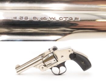 SMITH & WESSON .38 Safety Hammerless SELF DEFENSE Handgun C&R S&W CONCEAL & CARRY Revolver NICE NICKEL FINISH