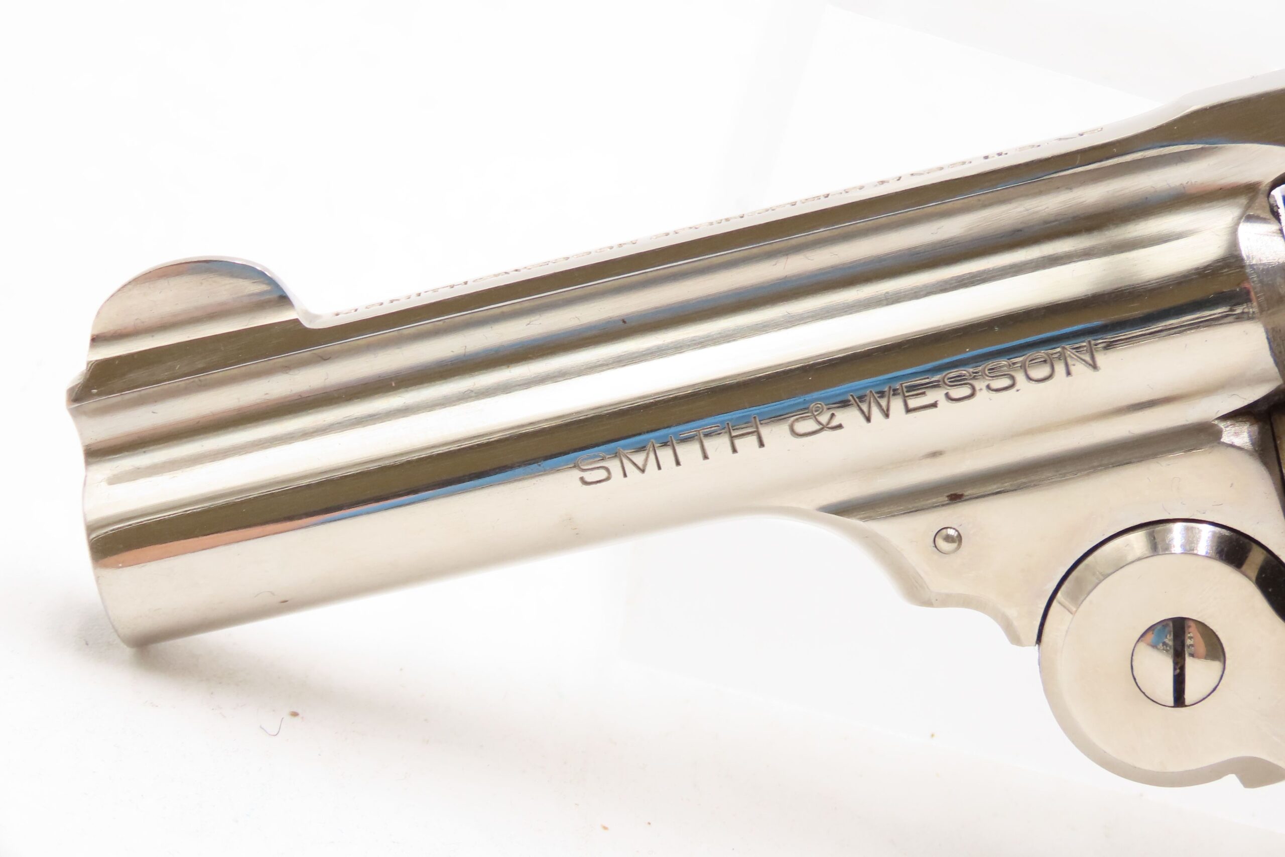 SMITH & WESSON .38 Safety Hammerless SELF DEFENSE Handgun C&R S&W CONCEAL & CARRY Revolver NICE NICKEL FINISH - Image 6