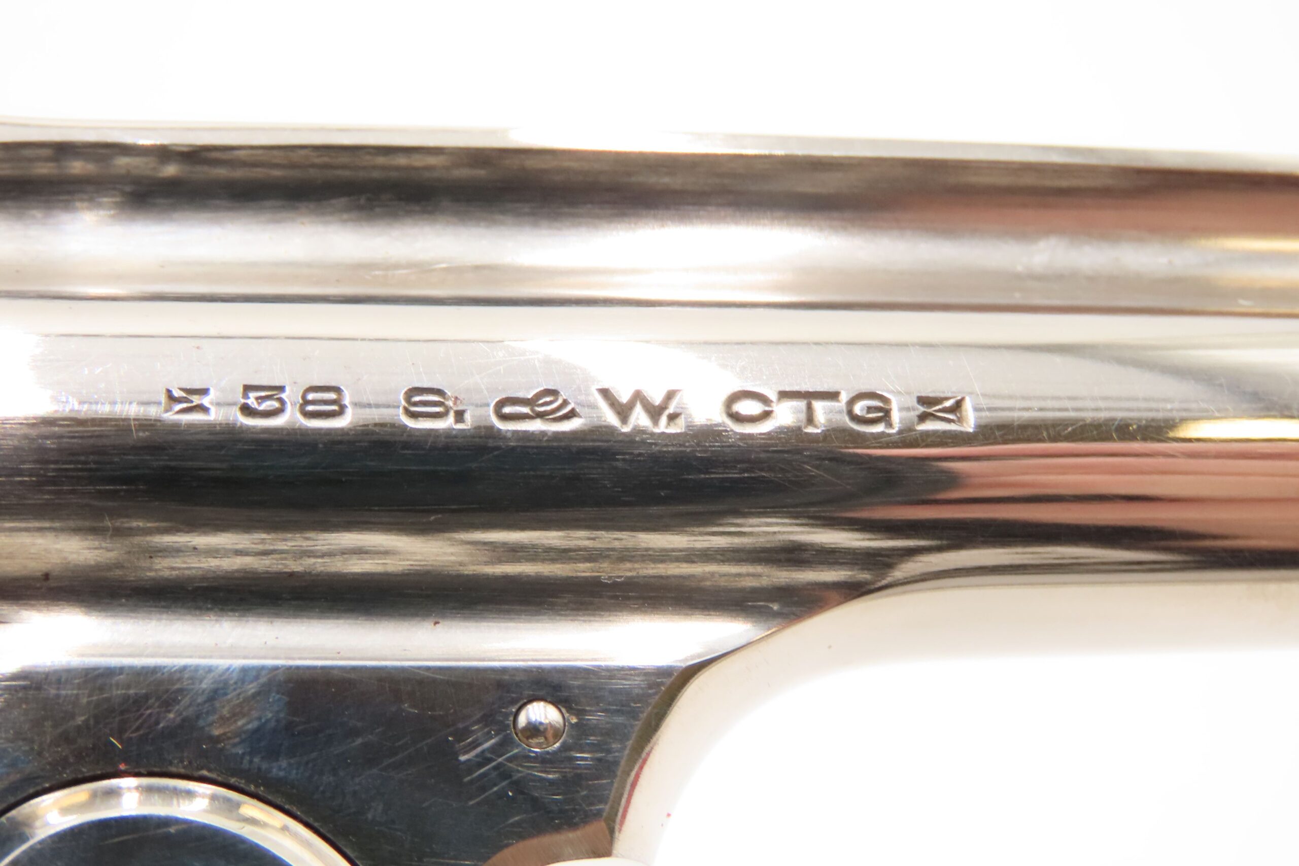 SMITH & WESSON .38 Safety Hammerless SELF DEFENSE Handgun C&R S&W CONCEAL & CARRY Revolver NICE NICKEL FINISH - Image 16