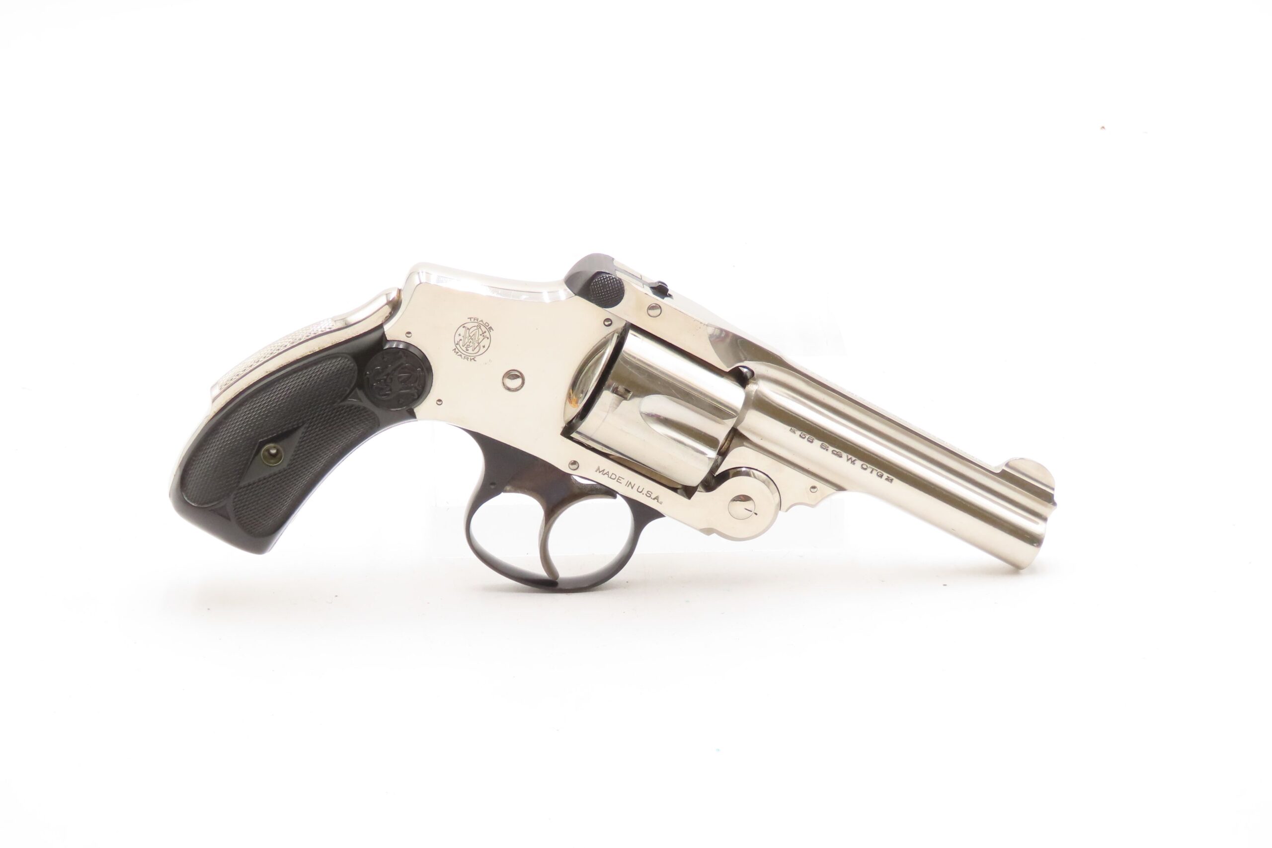 SMITH & WESSON .38 Safety Hammerless SELF DEFENSE Handgun C&R S&W CONCEAL & CARRY Revolver NICE NICKEL FINISH - Image 19