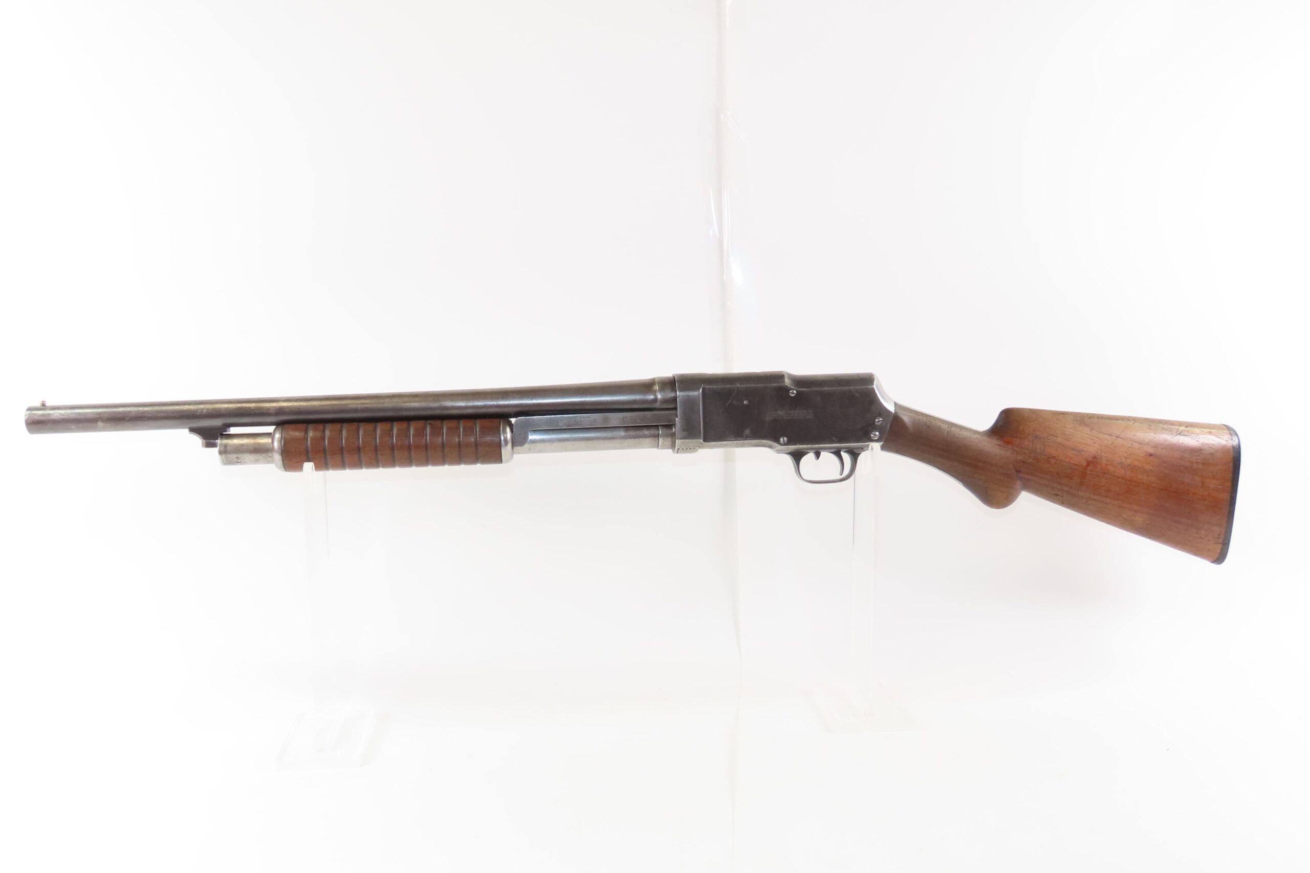 Pre-World War I J. STEVENS A. & T. M520 12 g. PUMP/SLIDE ACTION Shotgun C&R Early 1900s HUNTING/SPORTING Game Getter - Image 3