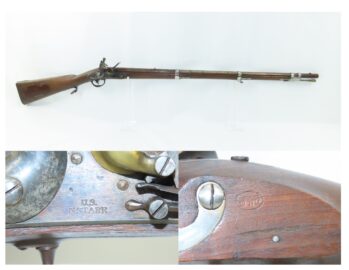 NATHAN STARR & CO Antique U.S. Contract Model 1817 Flintlock “COMMON RIFLE” SCARCE 1 of 10,200 Original Flintlock!