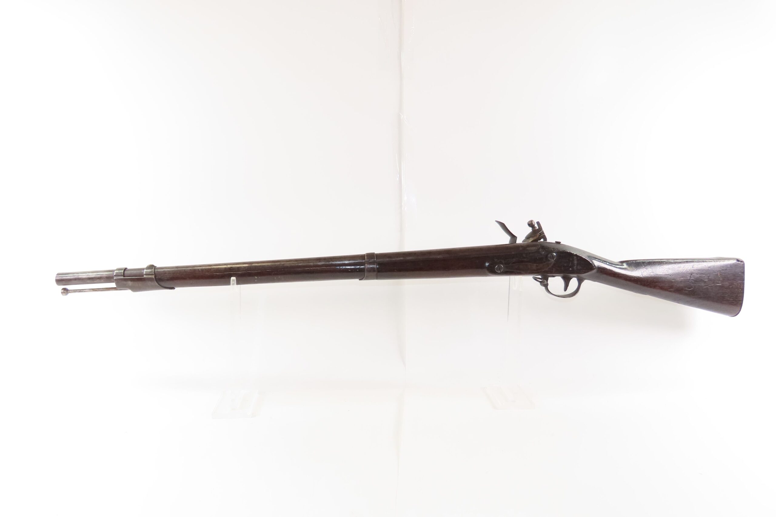 Antique WICKHAM U.S. M1816 MEXICAN-AMERICAN WAR Flintlock Musket w/BAYONET With 1826 Dated LOCK and BARREL TANG - Image 18
