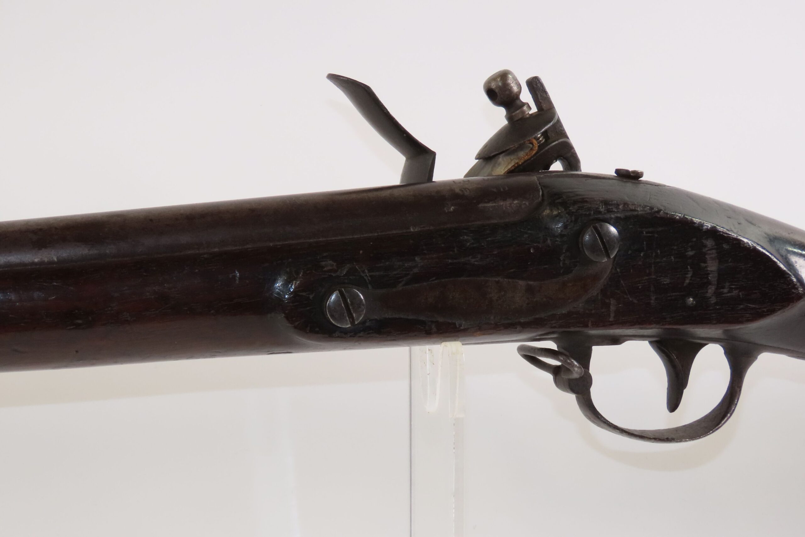 Antique WICKHAM U.S. M1816 MEXICAN-AMERICAN WAR Flintlock Musket w/BAYONET With 1826 Dated LOCK and BARREL TANG - Image 20