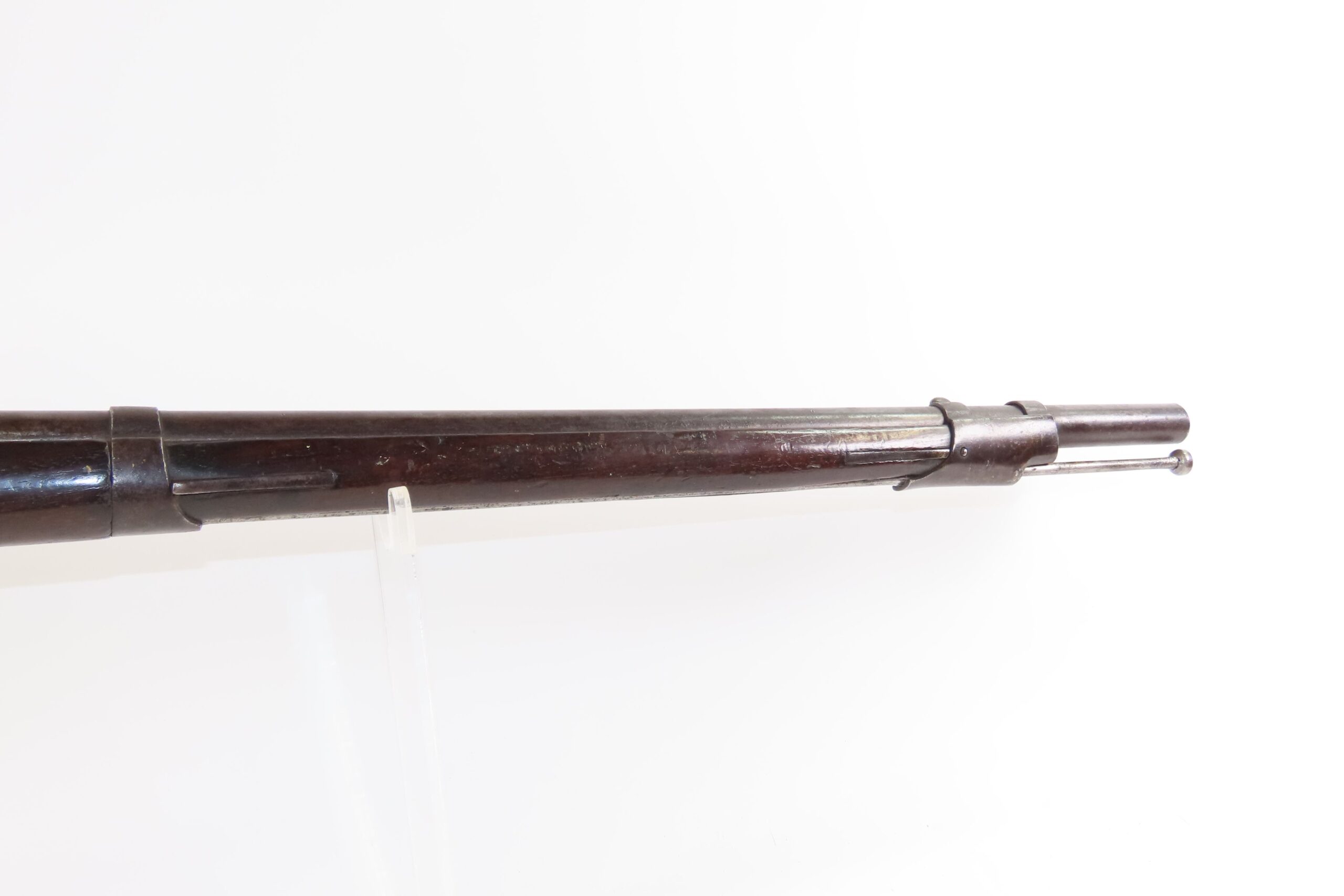 Antique WICKHAM U.S. M1816 MEXICAN-AMERICAN WAR Flintlock Musket w/BAYONET With 1826 Dated LOCK and BARREL TANG - Image 8