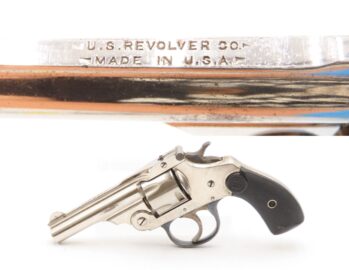 U.S. REVOLVER CO. .32 CF C&R 1920 Defense Pocket Revolver ROARING TWENTIES Nickeled CONCEAL & CARRY Revolver by IVER JOHNSON