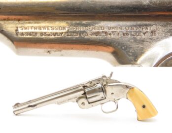 Antique U.S. SMITH & WESSON 2nd Model SCHOFIELD SA Revolver w/IVORY GRIPS   One of 5,934 Second Models Manufactured c. 1876-77