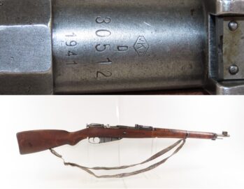 1941 Dated WORLD WAR II Era FINNISH VKT Mosin-Nagant M39 C&R INFANTRY Rifle VALTION KIVAARITEHDAS States Rifle Factory w/SLING