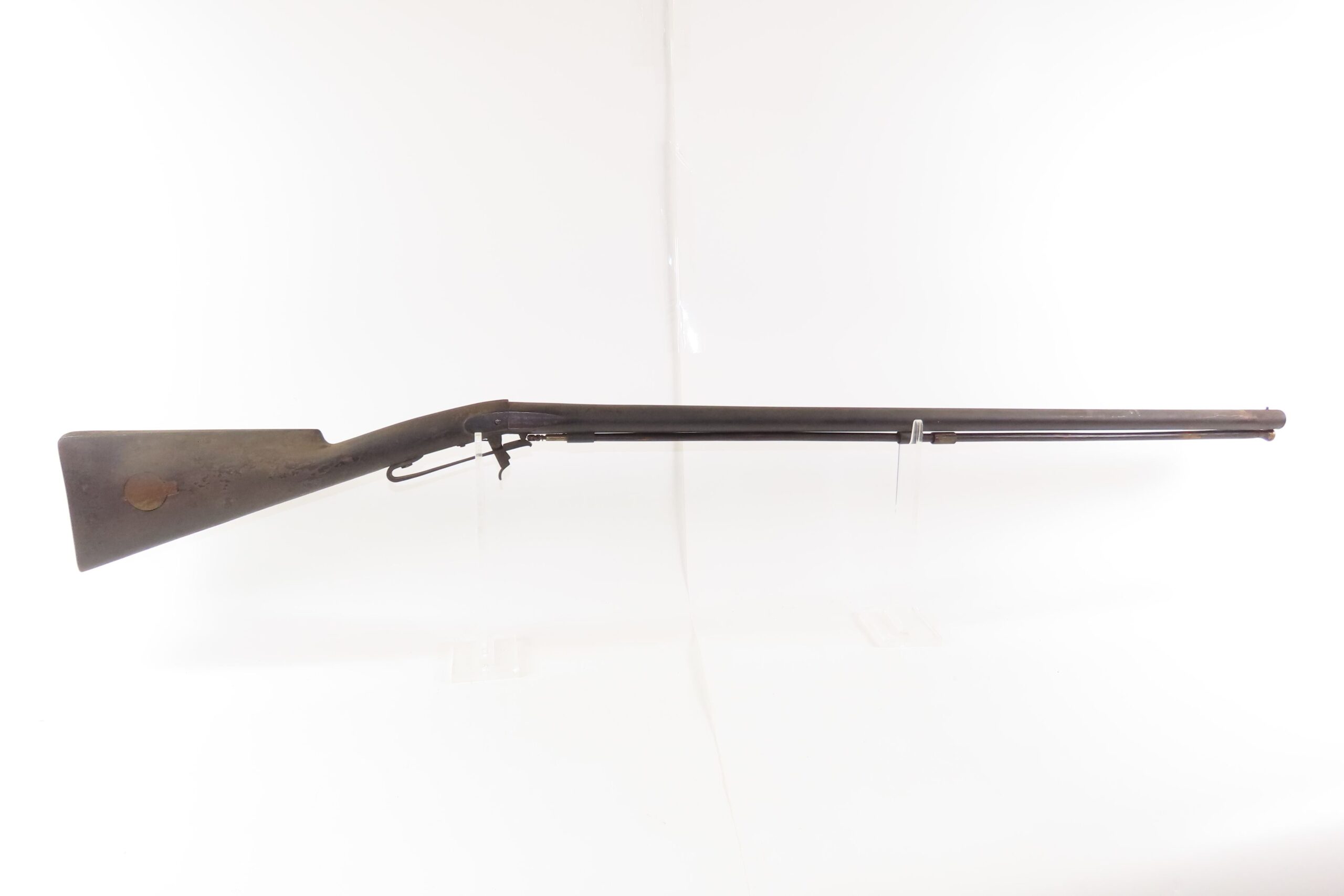 WILLIAM BRIGGS Antique ALL METAL Underhammer 14 Gauge Percussion SHOTGUN CIVIL WAR ERA with “V/P/Eagle Head” Barrel Proofs - Image 3