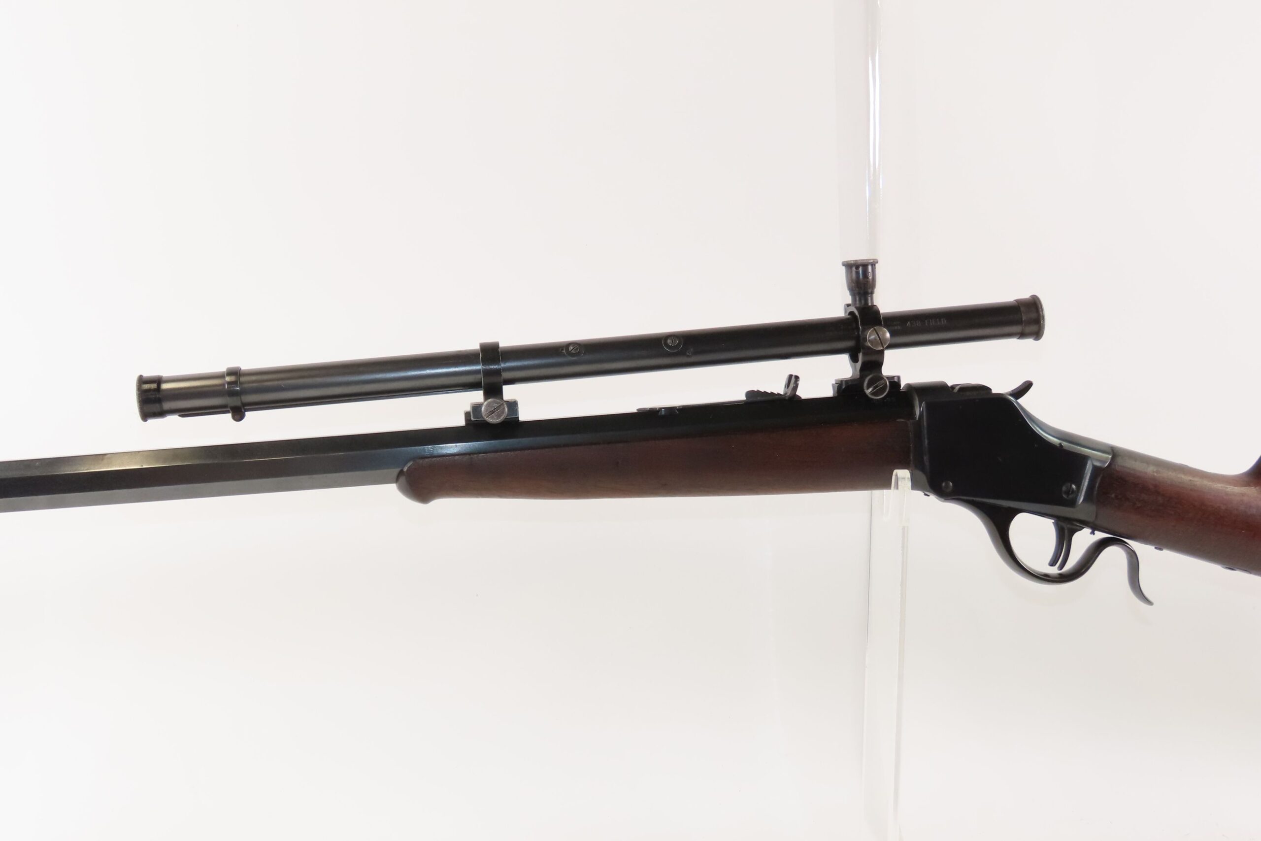 1898 Antique WINCHESTER M1885 High Wall .25-35 WCF TARGET Style Rifle SCOPE “Best Single Shot Rifle Ever Produced”-Ned Roberts - Image 16