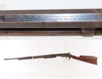 1911 WINCHESTER M1890 Pump Action .22 SHORT RF C&R TAKEDOWN Rifle PLINKER Easy Takedown 3rd Version Rifle in .22 Short Rimfire