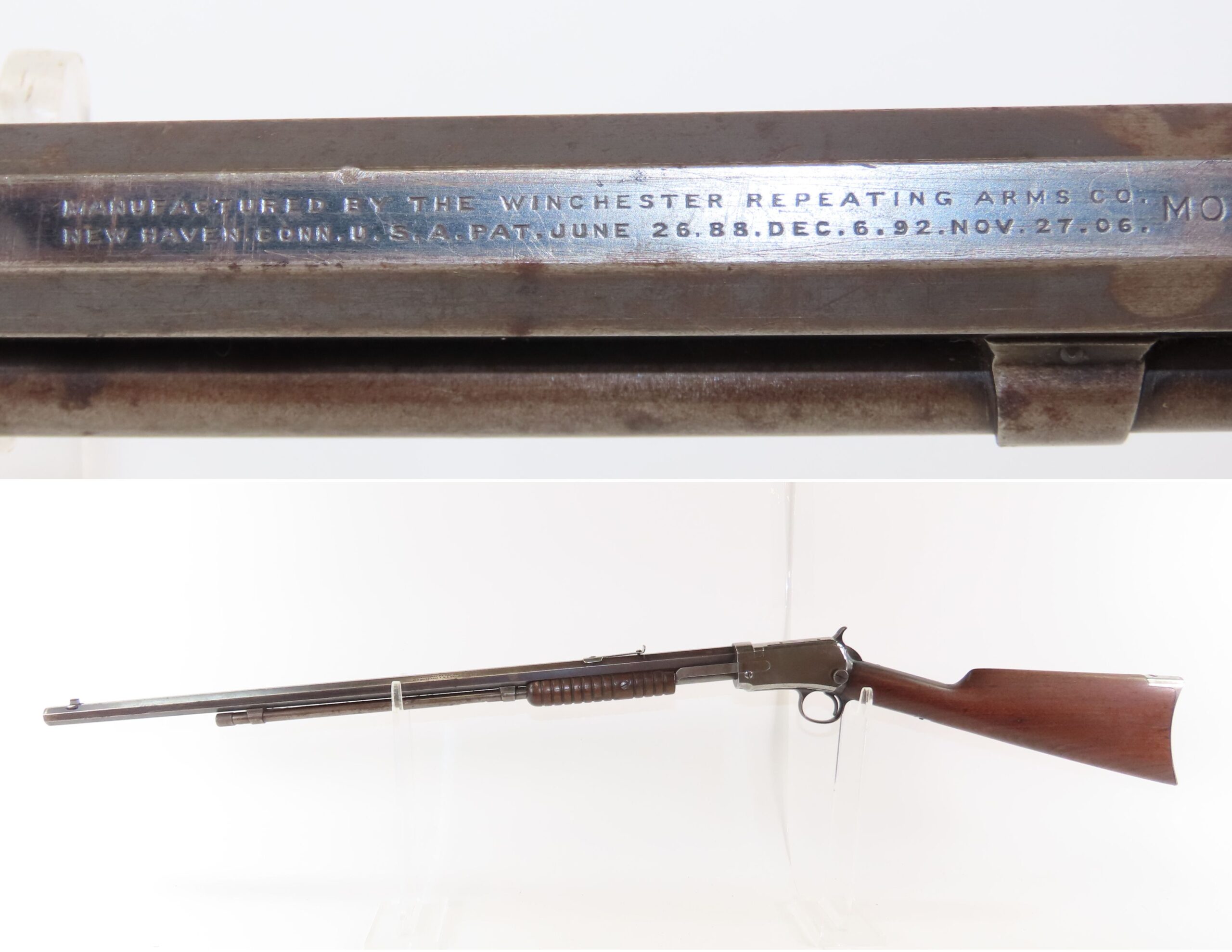 1911 WINCHESTER M1890 Pump Action .22 SHORT RF C&R TAKEDOWN Rifle PLINKER Easy Takedown 3rd Version Rifle in .22 Short Rimfire