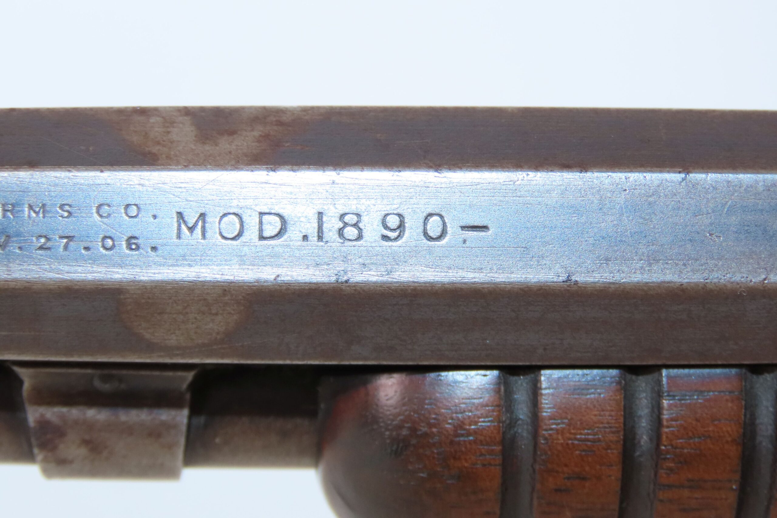 1911 WINCHESTER M1890 Pump Action .22 SHORT RF C&R TAKEDOWN Rifle PLINKER Easy Takedown 3rd Version Rifle in .22 Short Rimfire - Image 8